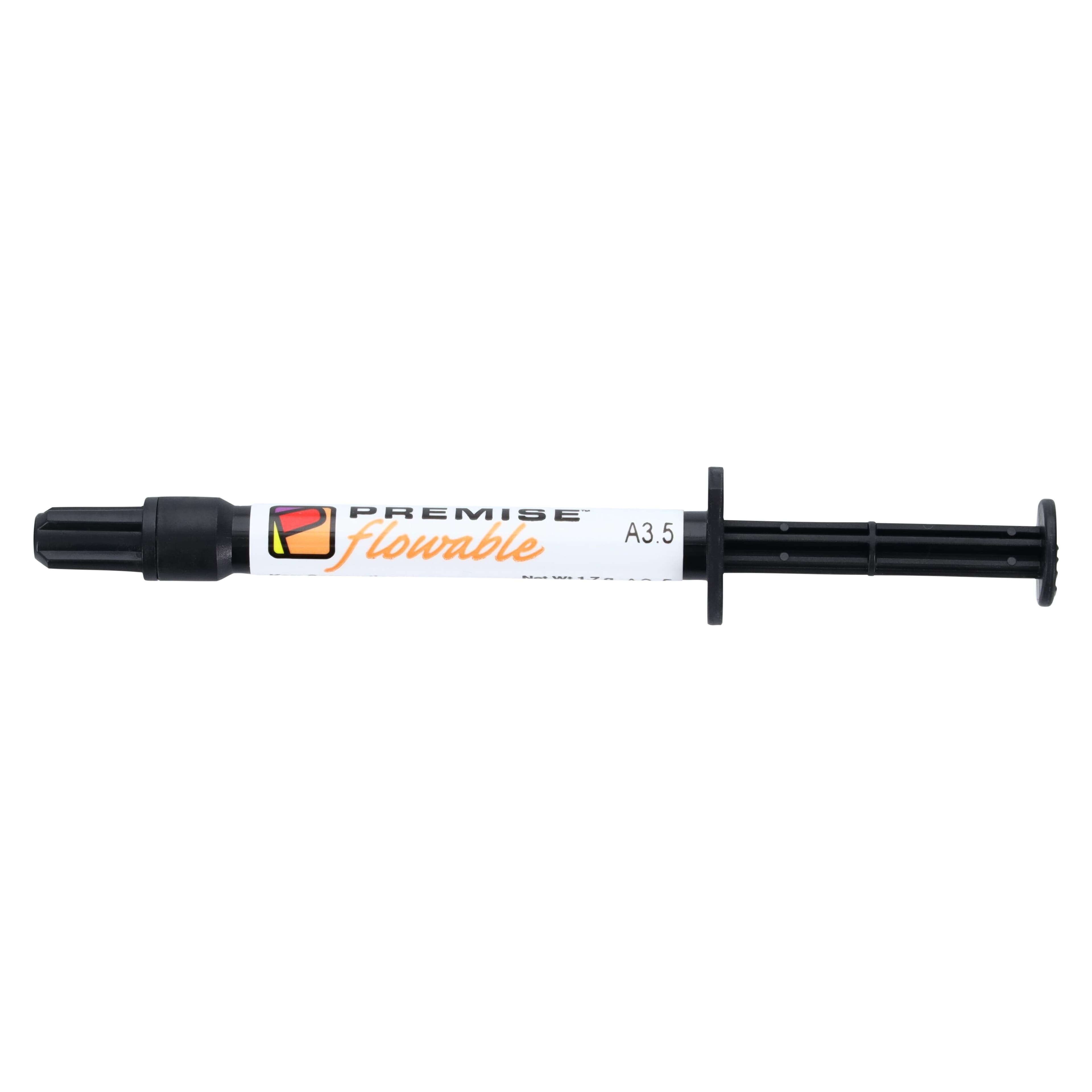 Premise Flowable Nanofilled Composite, Light-Cure, Syringe Refill Kit, 1.7 g, Shade A3.5, 4/Pk, 33375 thumbnail 4