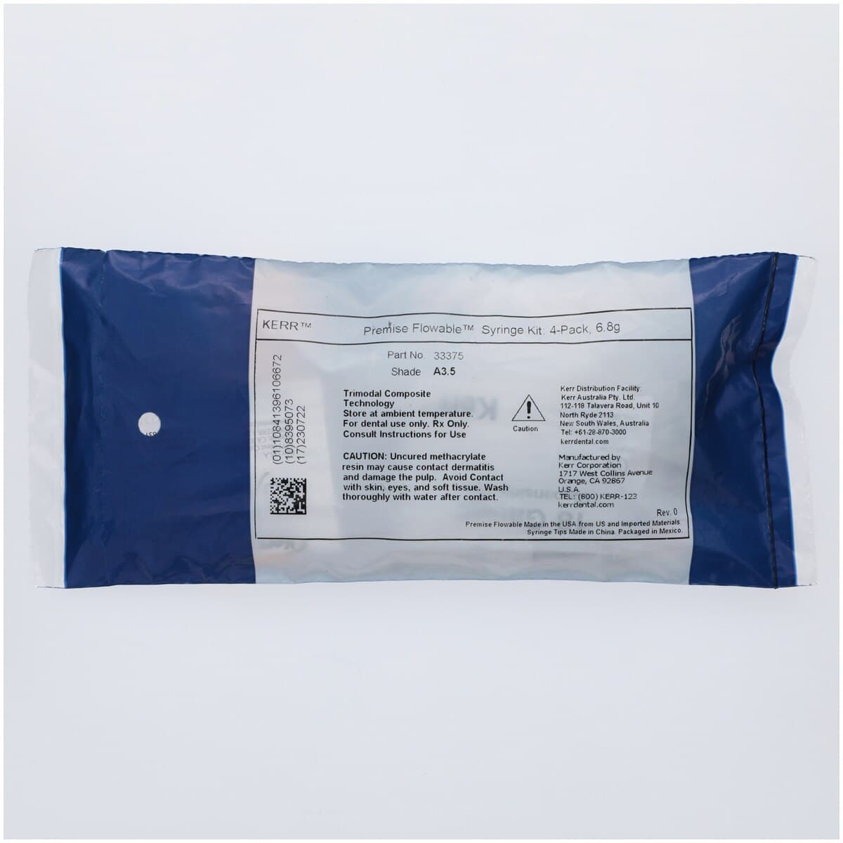 Premise Flowable Nanofilled Composite, Light-Cure, Syringe Refill Kit, 1.7 g, Shade A3.5, 4/Pk, 33375 thumbnail 3