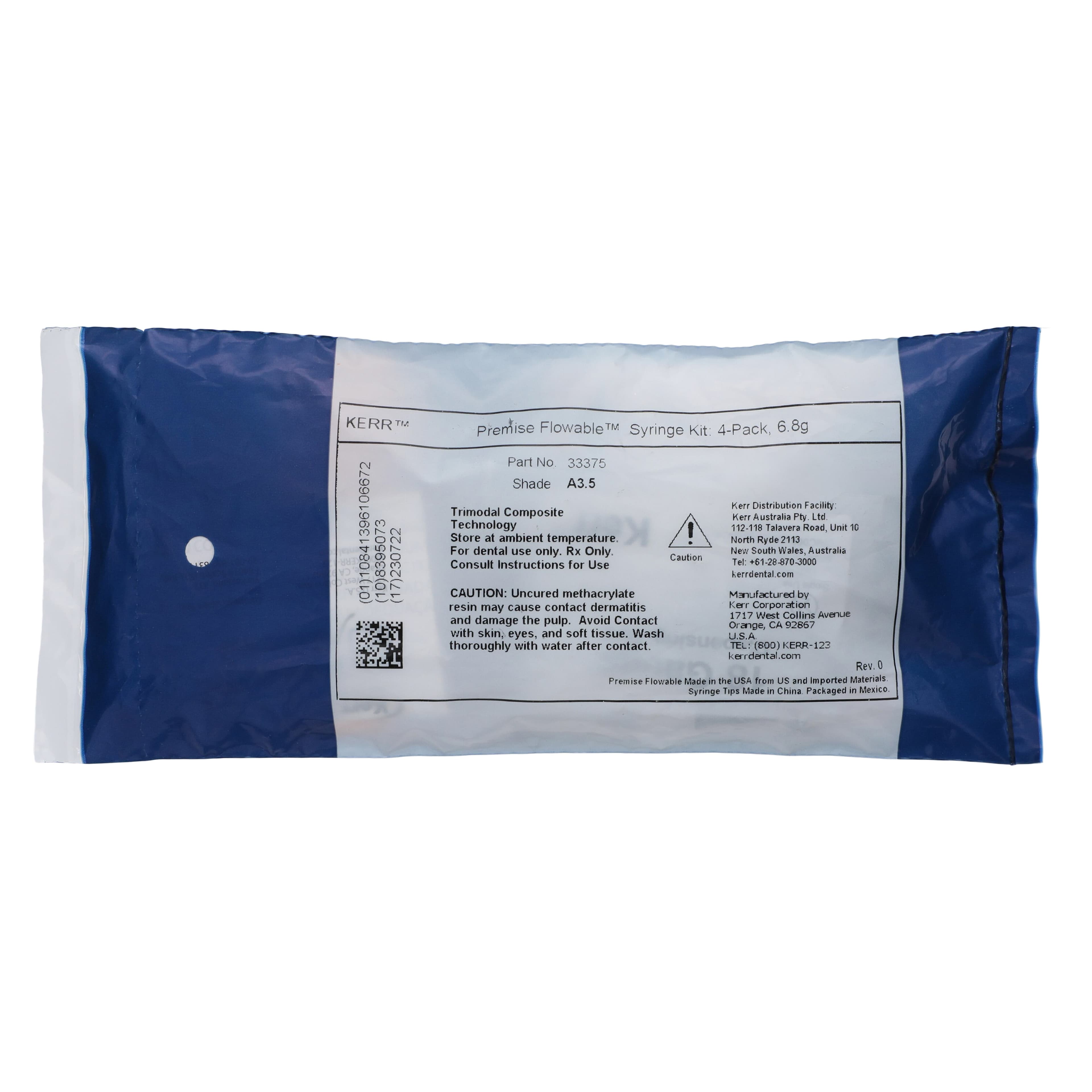 Premise Flowable Nanofilled Composite, Light-Cure, Syringe Refill Kit, 1.7 g, Shade A3.5, 4/Pk, 33375 thumbnail 9