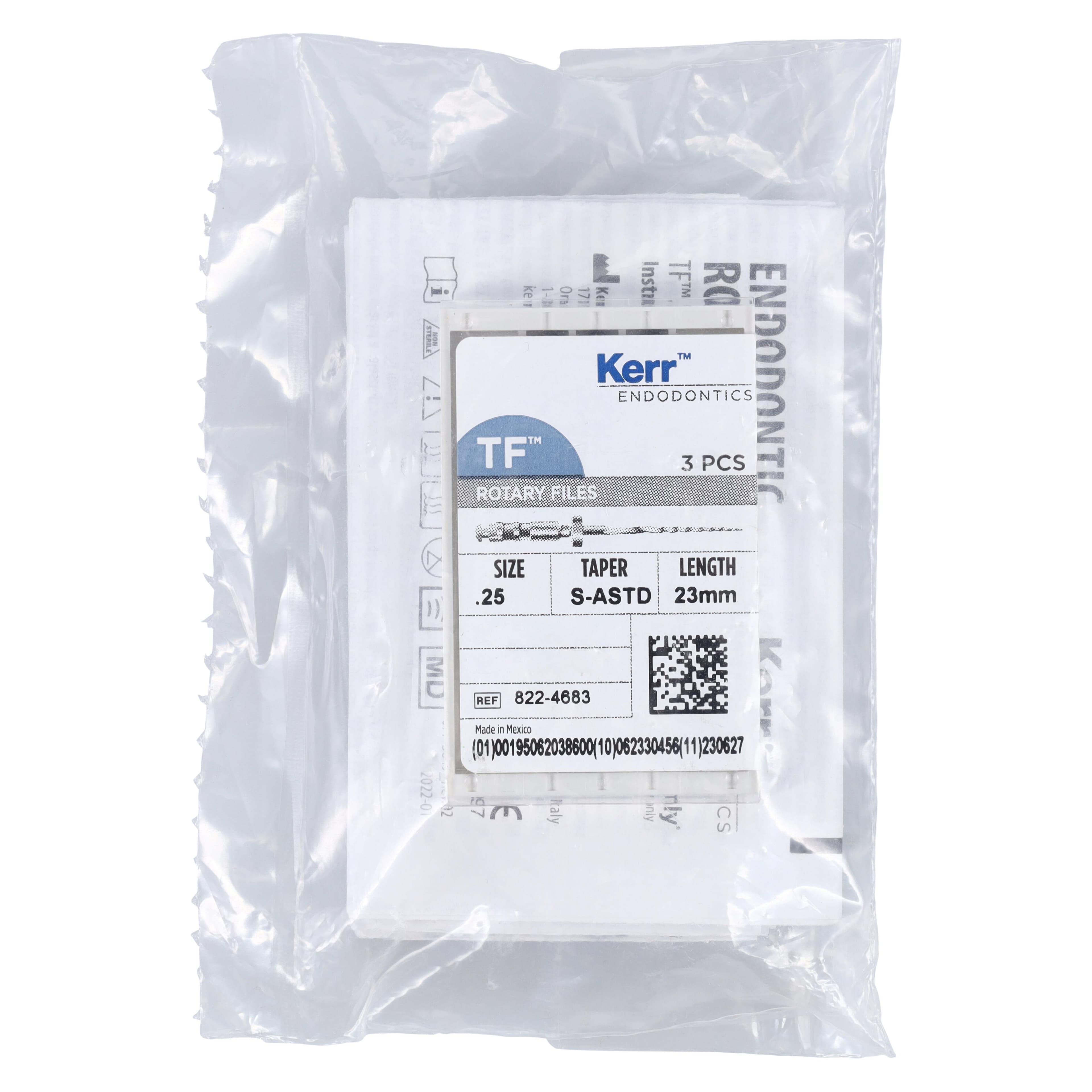 Kerr TF Twisted Files NiTi Rotary File, Small Assorted, #25, 23mm, 3/Pk, 822-4683 thumbnail 6