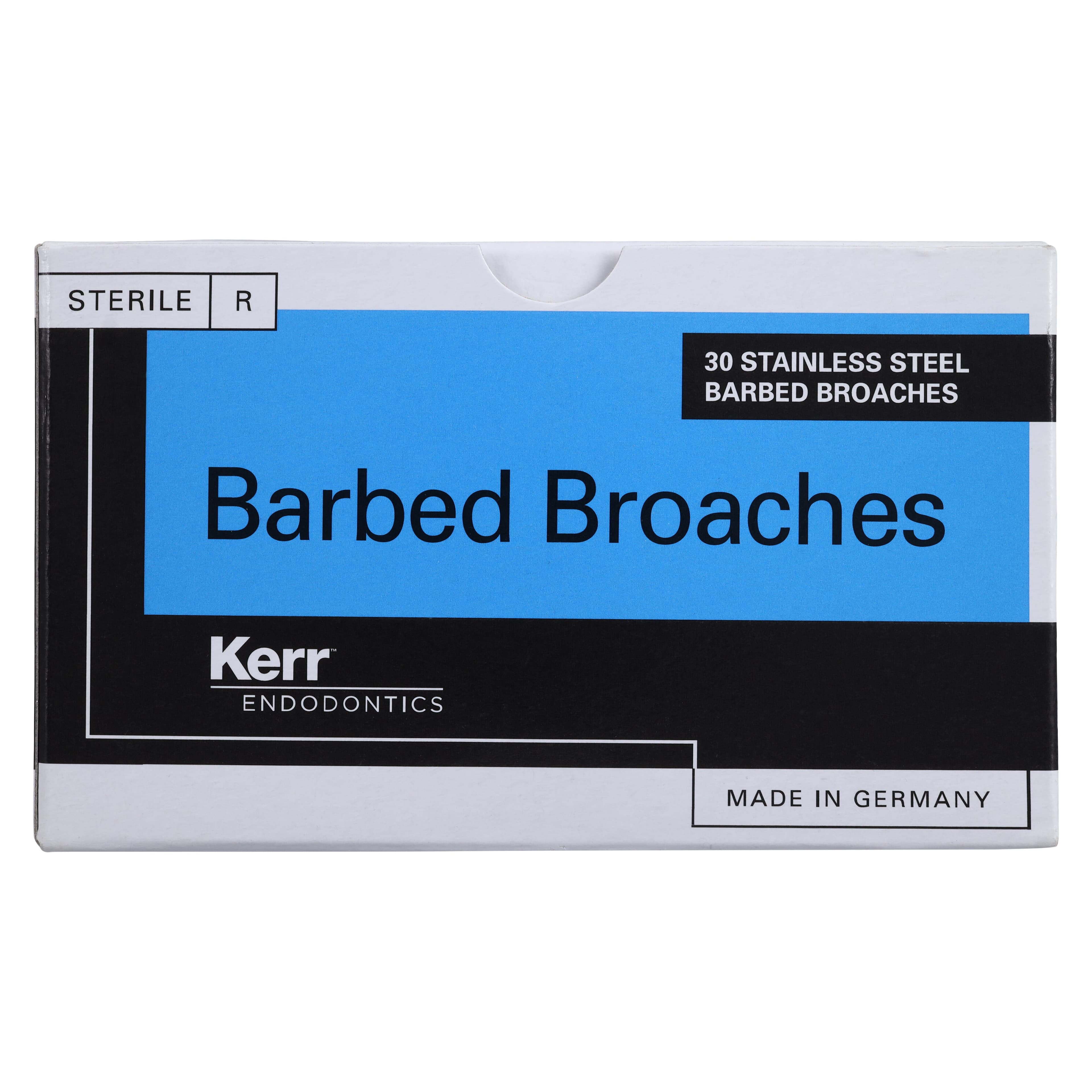 Kerr Barbed Broaches, XXX-Fine (White), 21mm, Presterilized, 30/Pkg, #17008 thumbnail 4
