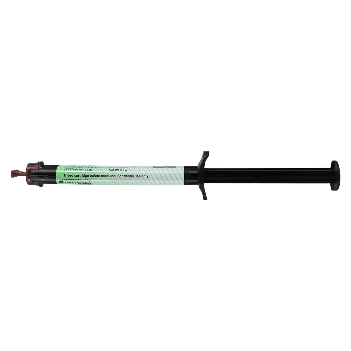 Kerr Temp-Bond Clear with Triclosan Temporary Cement, Automix Syringe, 6 g, Clear, 1 Syringe + 10 Mixing Tips, #33351 thumbnail 4