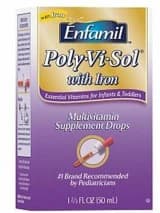 Poly-Vi-Sol Multivitamin Drops with Iron, 50 ml Bottle - Poly-Vi-Sol Iron Drops - Image 1