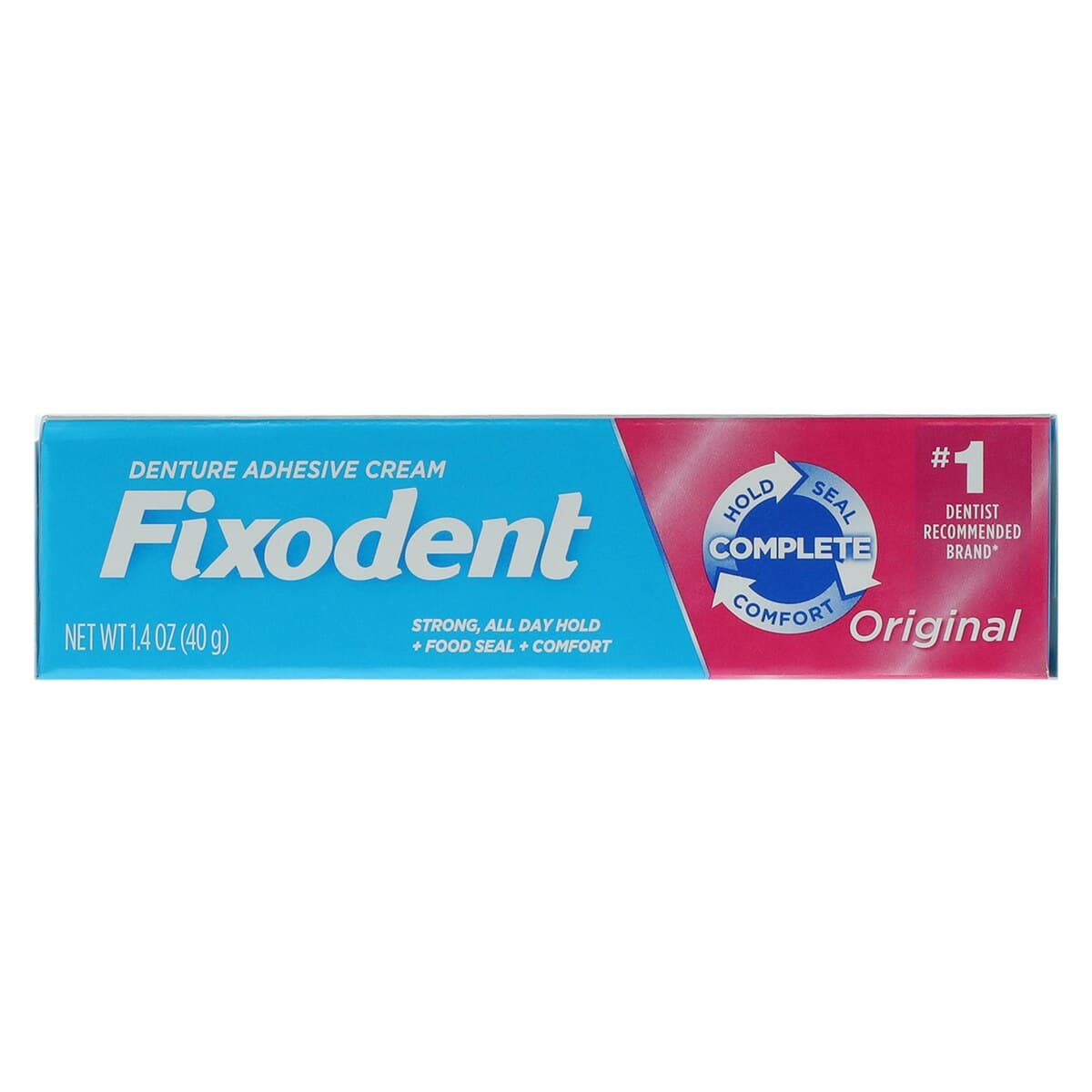 Fixodent Denture Adhesive Cream, 1.4 oz thumbnail 2