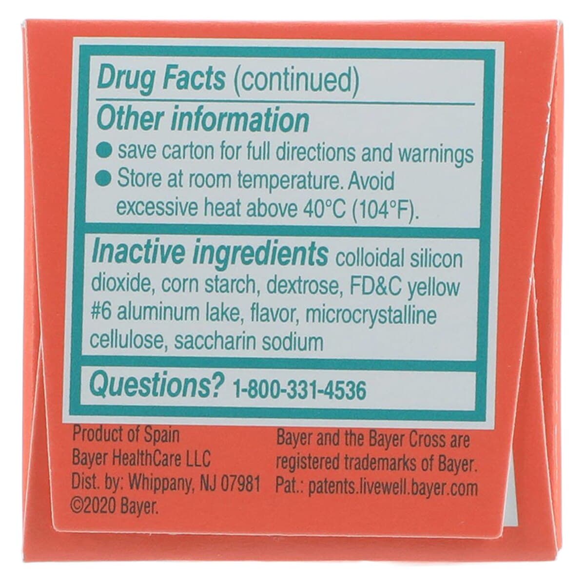 Bayer Aspirin Child Chewable, 81mg, Orange, 36/Bottle thumbnail 5