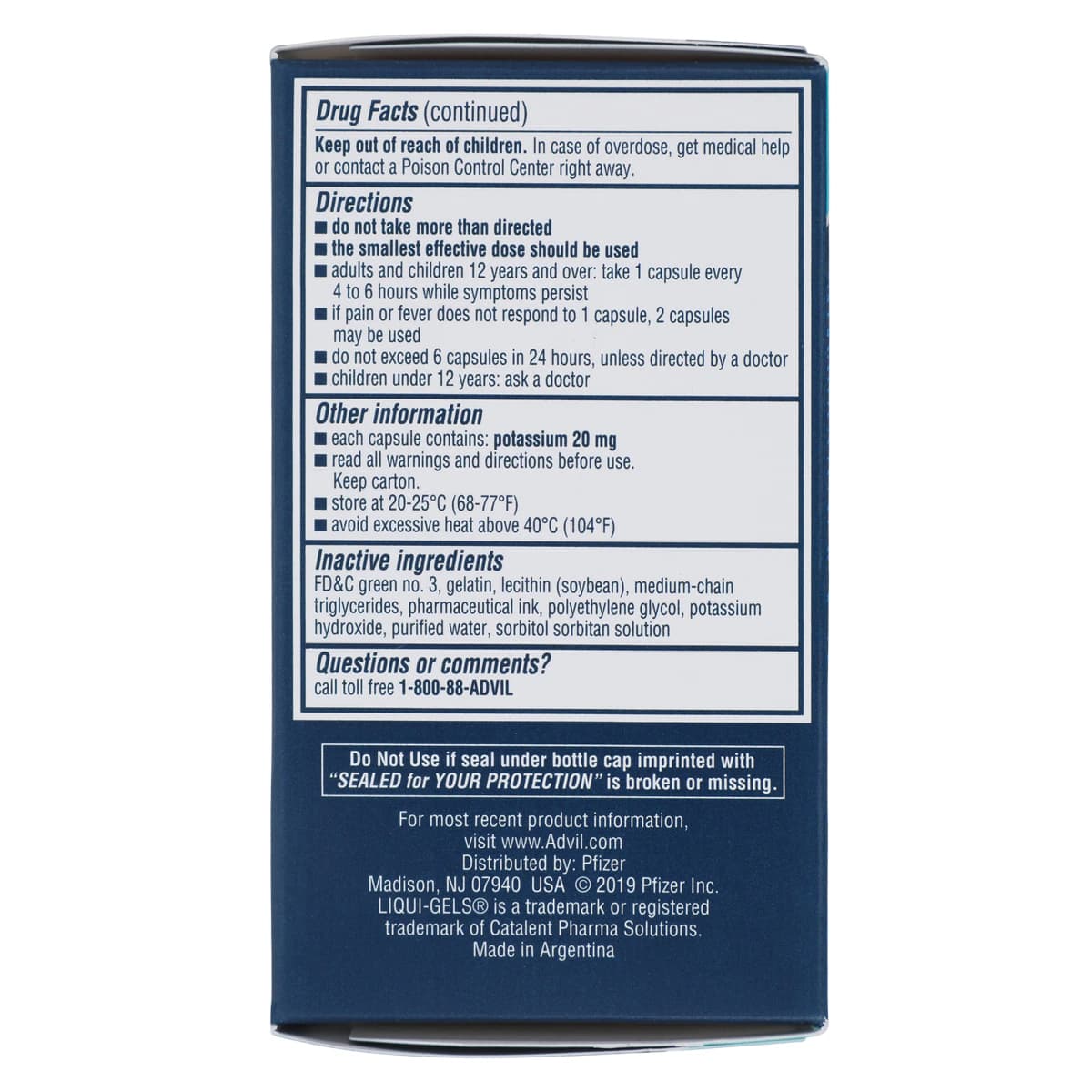 Advil Liqui-Gel Capsules, 200mg, 80/Bottle thumbnail 4