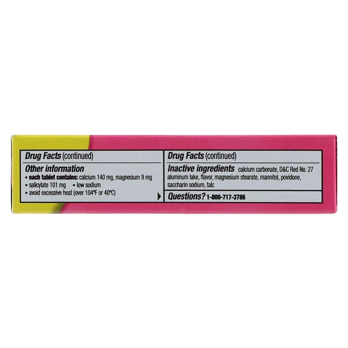 Pepto-Bismol Original Chewable Tablets, 262mg, 30/Box thumbnail 4
