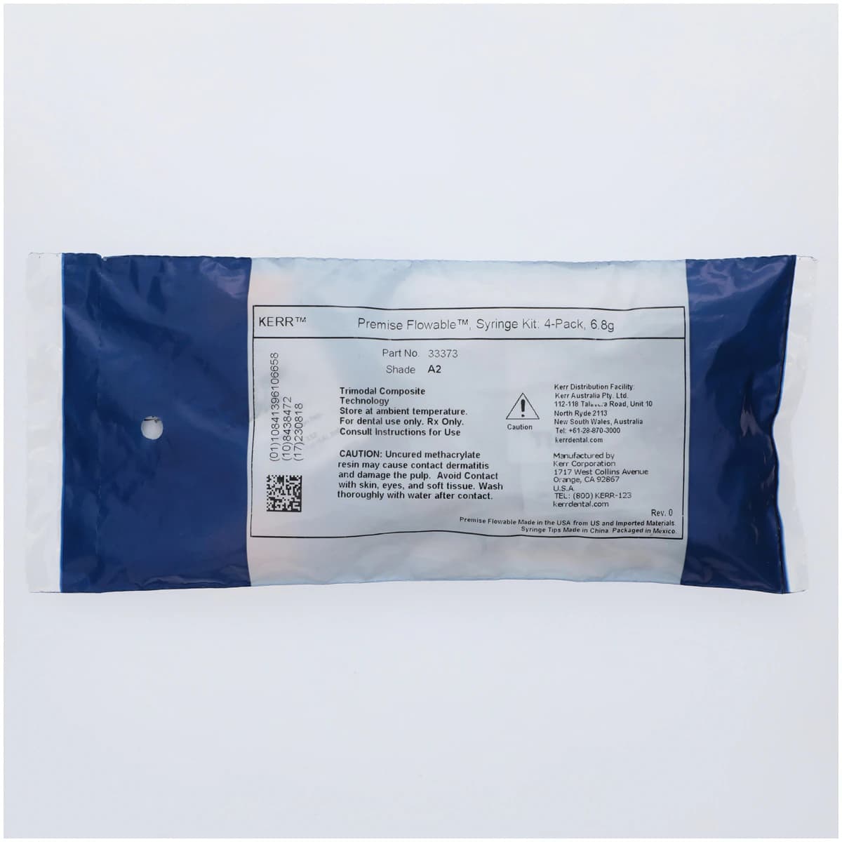 Premise Flowable Nanofilled Composite, Light-Cure, Syringe Refill Kit, 1.7 g, A2, 4/Pk, 33373 thumbnail 3