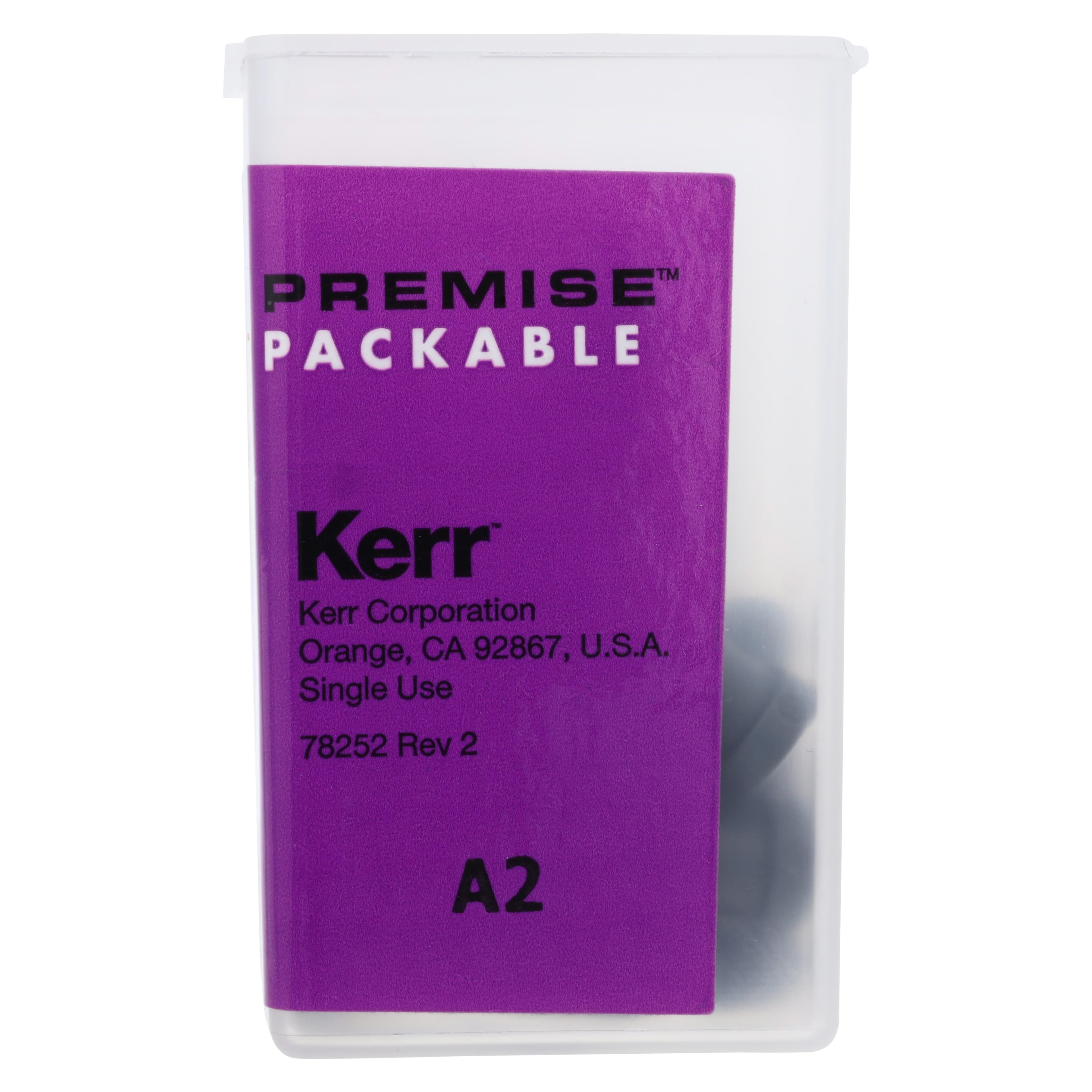 Kerr Premise Nanofilled Packable Composite, Unidose Refill, Shade A2-P, 0.2 g per Tip, 20 Tips/Pack, 32871 thumbnail 5