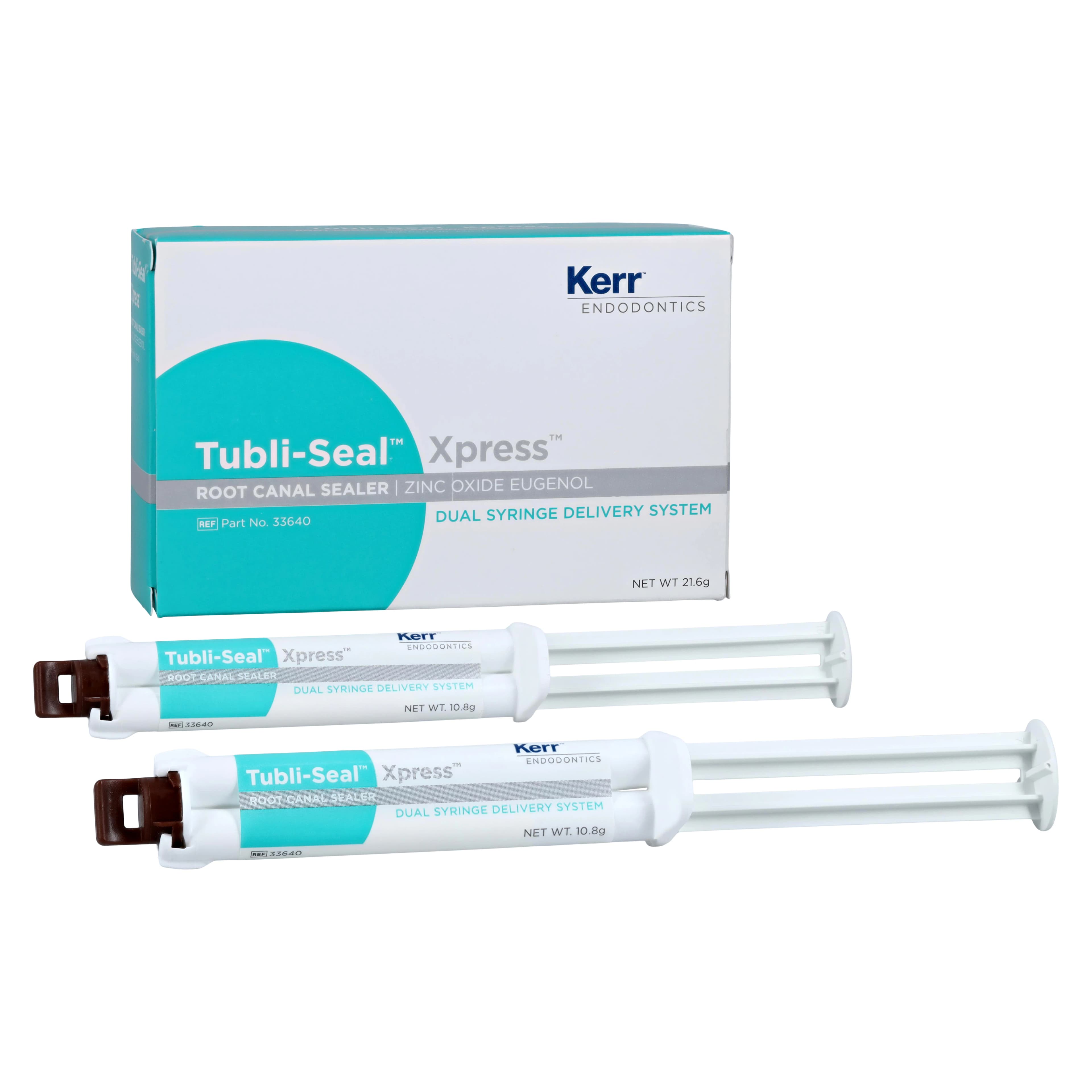 Kerr Tubli-Seal Xpress Root Canal Sealer, Zinc Oxide Eugenol, Automix Syringes, 10.7 g, 2/Pk, 33640 thumbnail 2