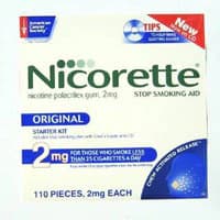 Nicorette Smoking Cessation Gum, 2 mg, 110 Pieces/Box - Nicorette Gum Kit - Image 1