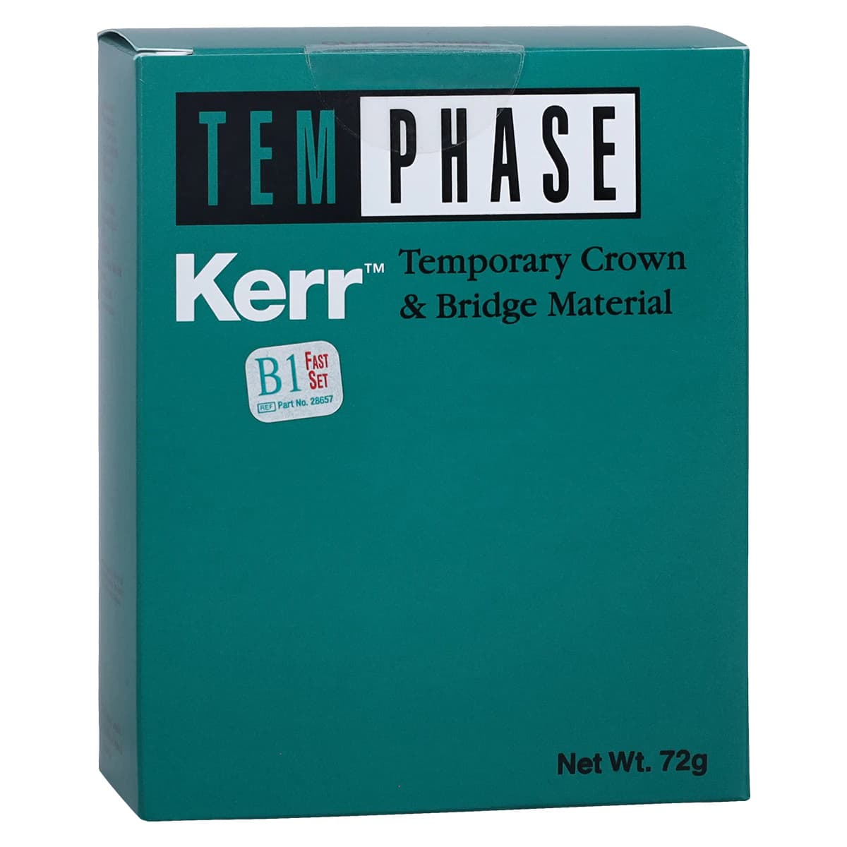 Kerr Temphase Automix Temporary Crown & Bridge Material Refill, Fast Set, Shade B1, 72 g Cartridge with 12 Mixing Tips, 28657 thumbnail 2