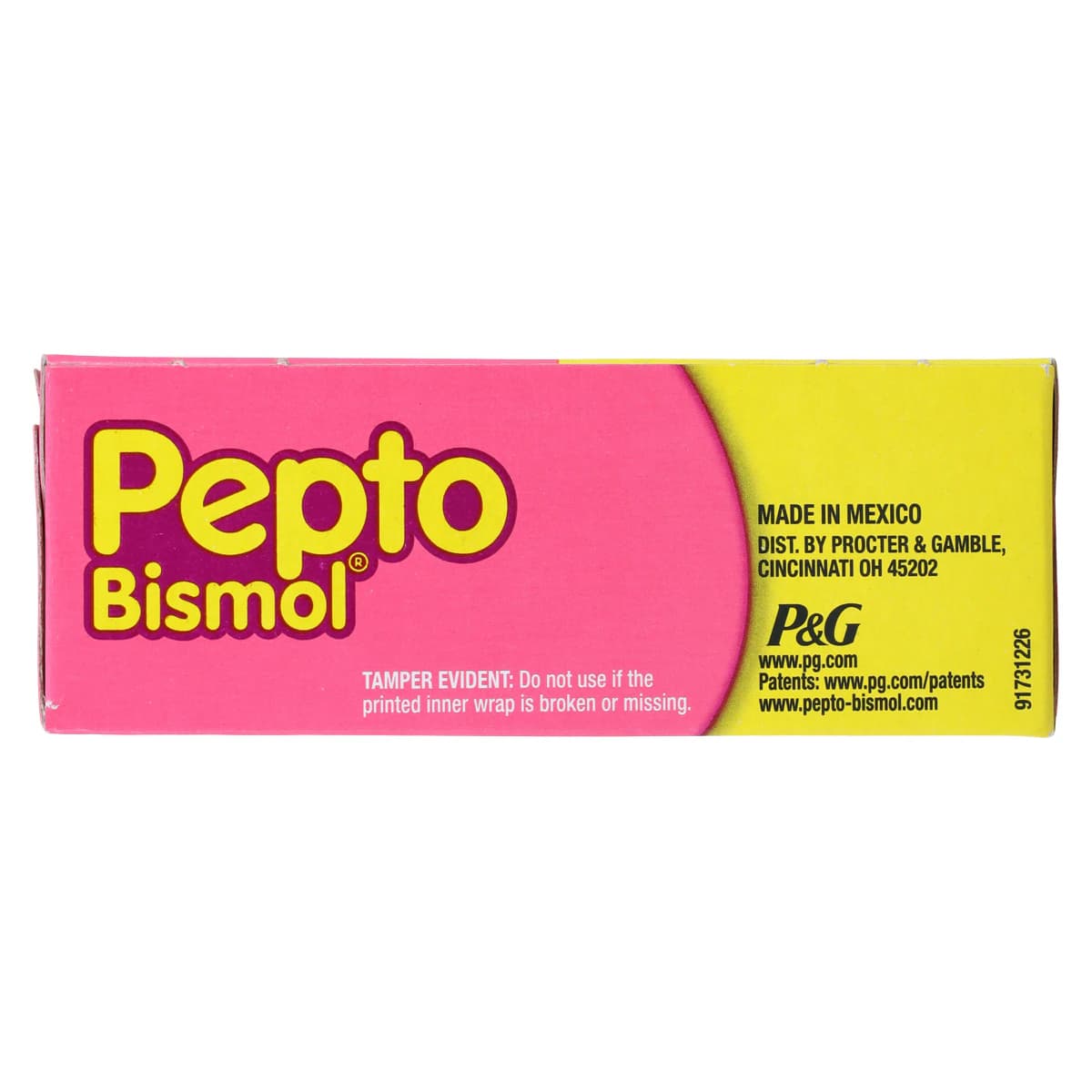 Pepto-Bismol Original Chewable Tablets, 262mg, 48/Box thumbnail 3