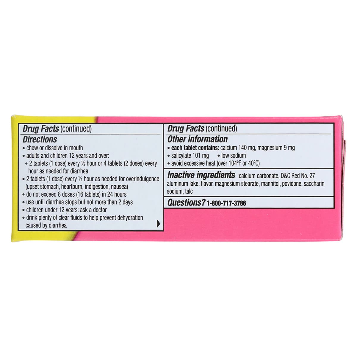 Pepto-Bismol Original Chewable Tablets, 262mg, 48/Box thumbnail 4