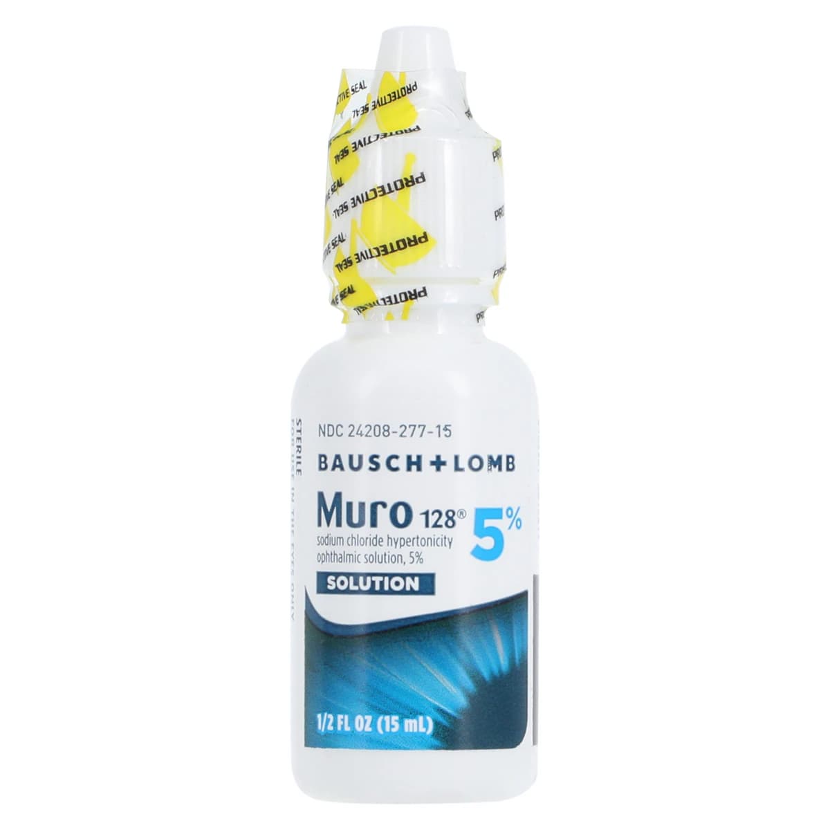 Muro 128 Ophthalmic Solution, Sodium Chloride 5%, 15 mL Bottle thumbnail 3