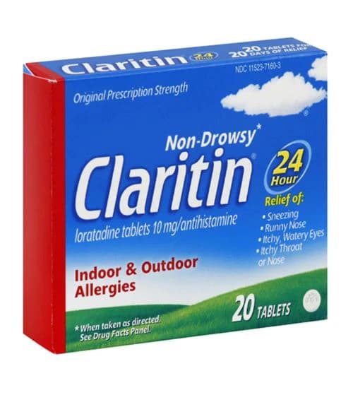 Claritin Allergy Tablets, 10mg, 20/Box thumbnail 2