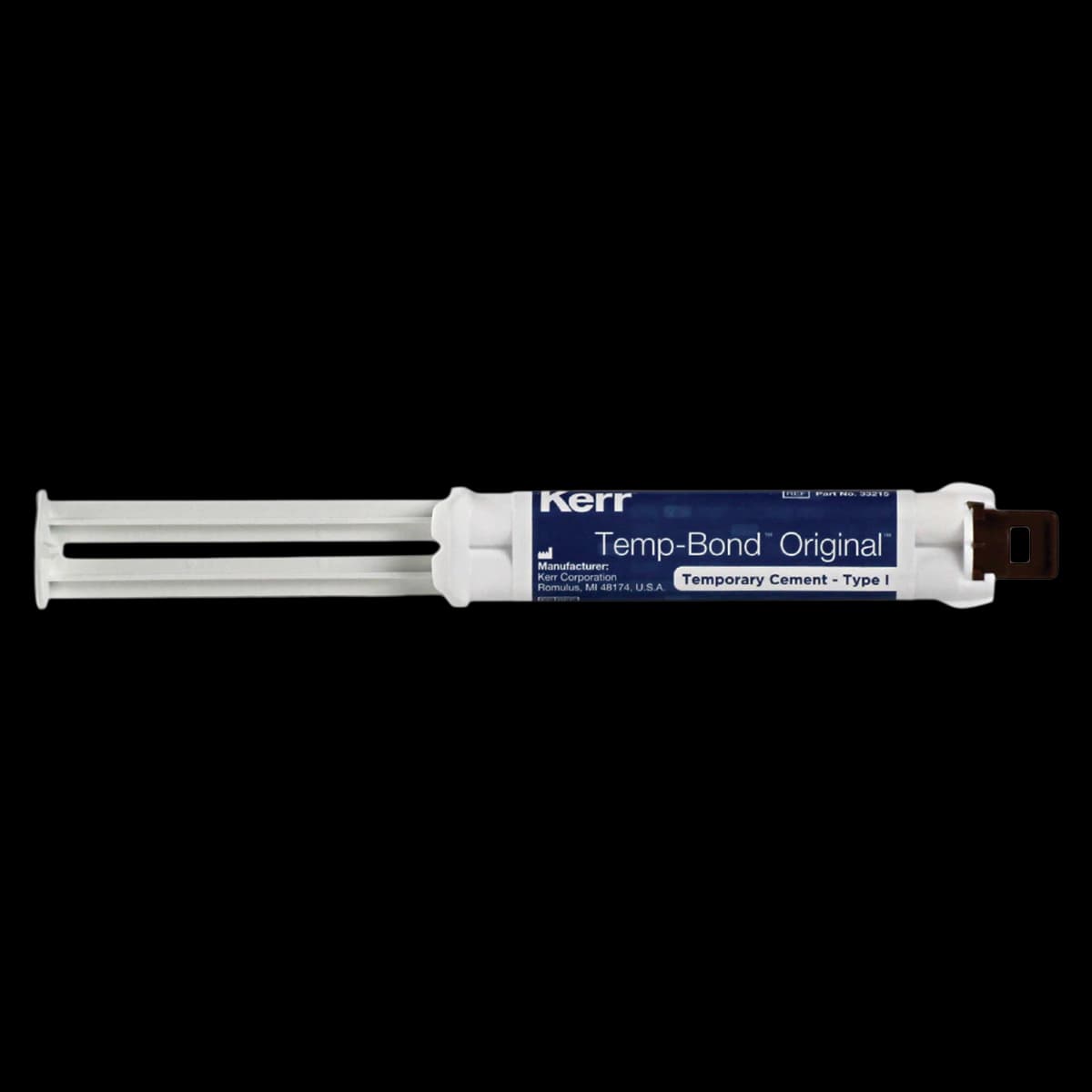 Kerr Temp-Bond Original Temporary Cement, Automix Syringe, 2 x 11.8g Syringes with 20 Mixing Tips, 33215 thumbnail 2