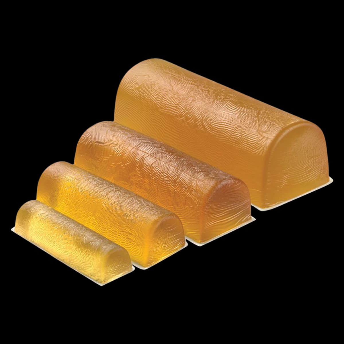 AliMed AliGel Chest Positioning Roll, Flat Bottom, 16" x 4" x 4", Gold - Roll Chest AliGel - Image 1