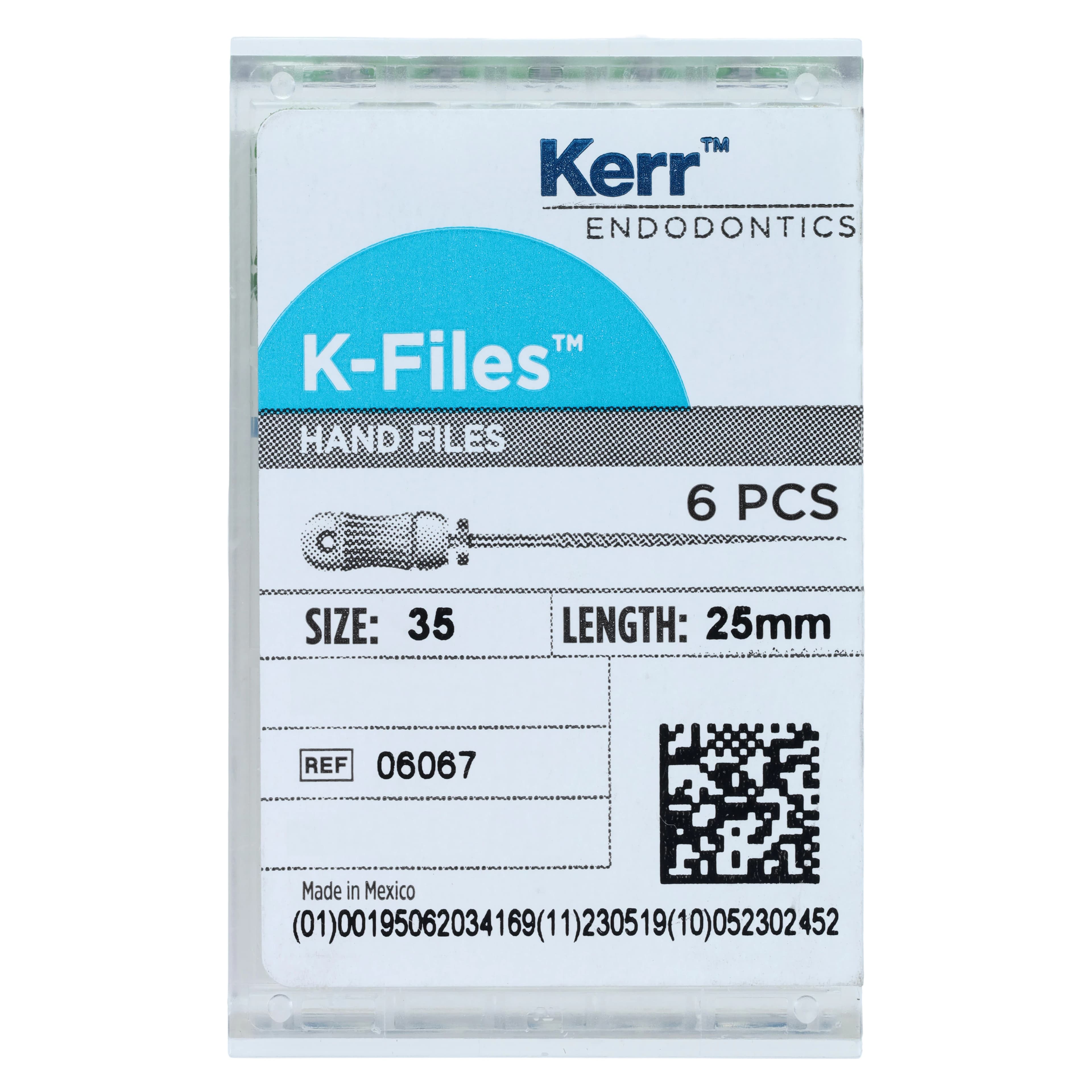 SybronEndo K-Files Stainless Steel 25mm #35 (Green), 6/Box, 06067 thumbnail 5