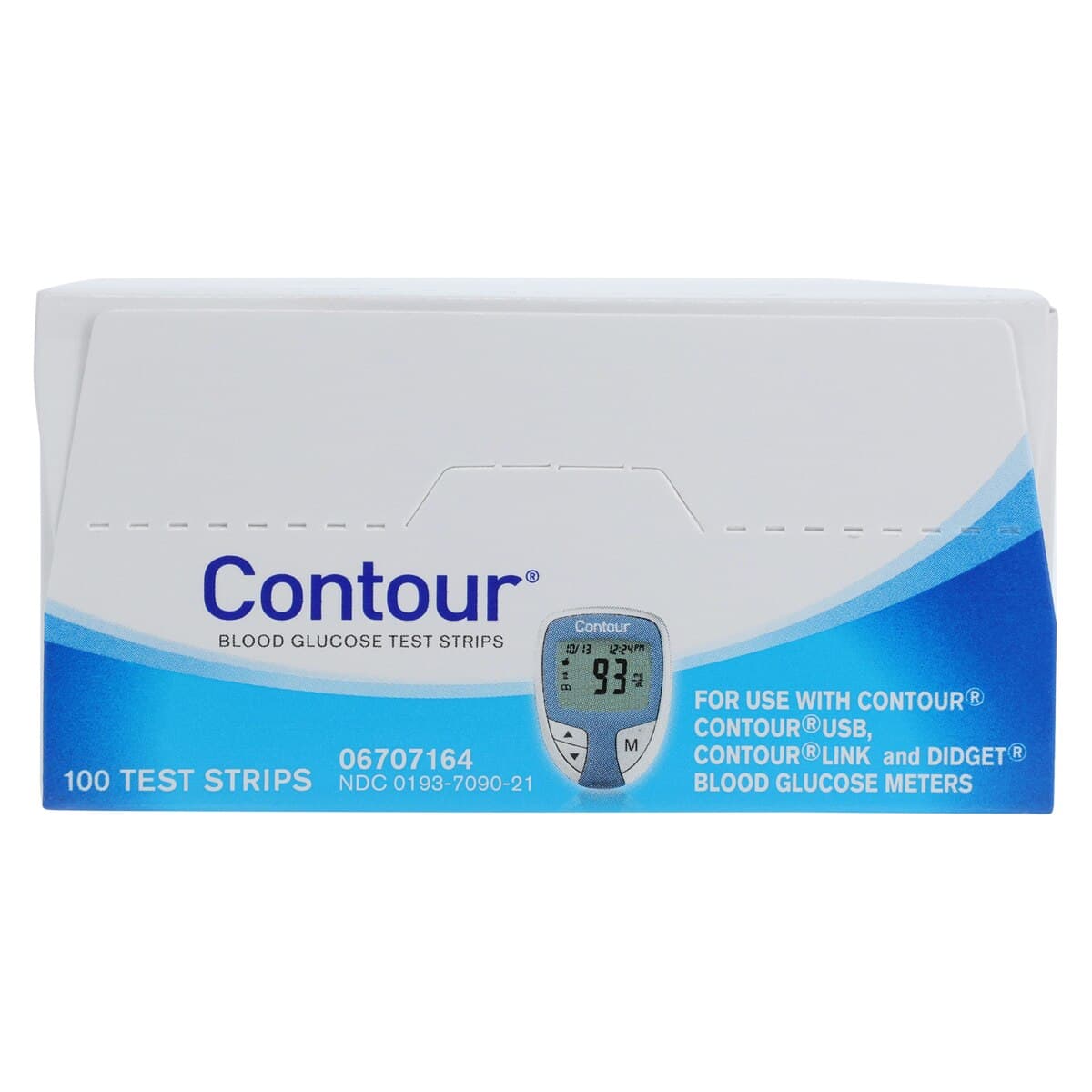 Contour Blood Glucose Test Strips, CLIA Waived, 100/Bottle thumbnail 2