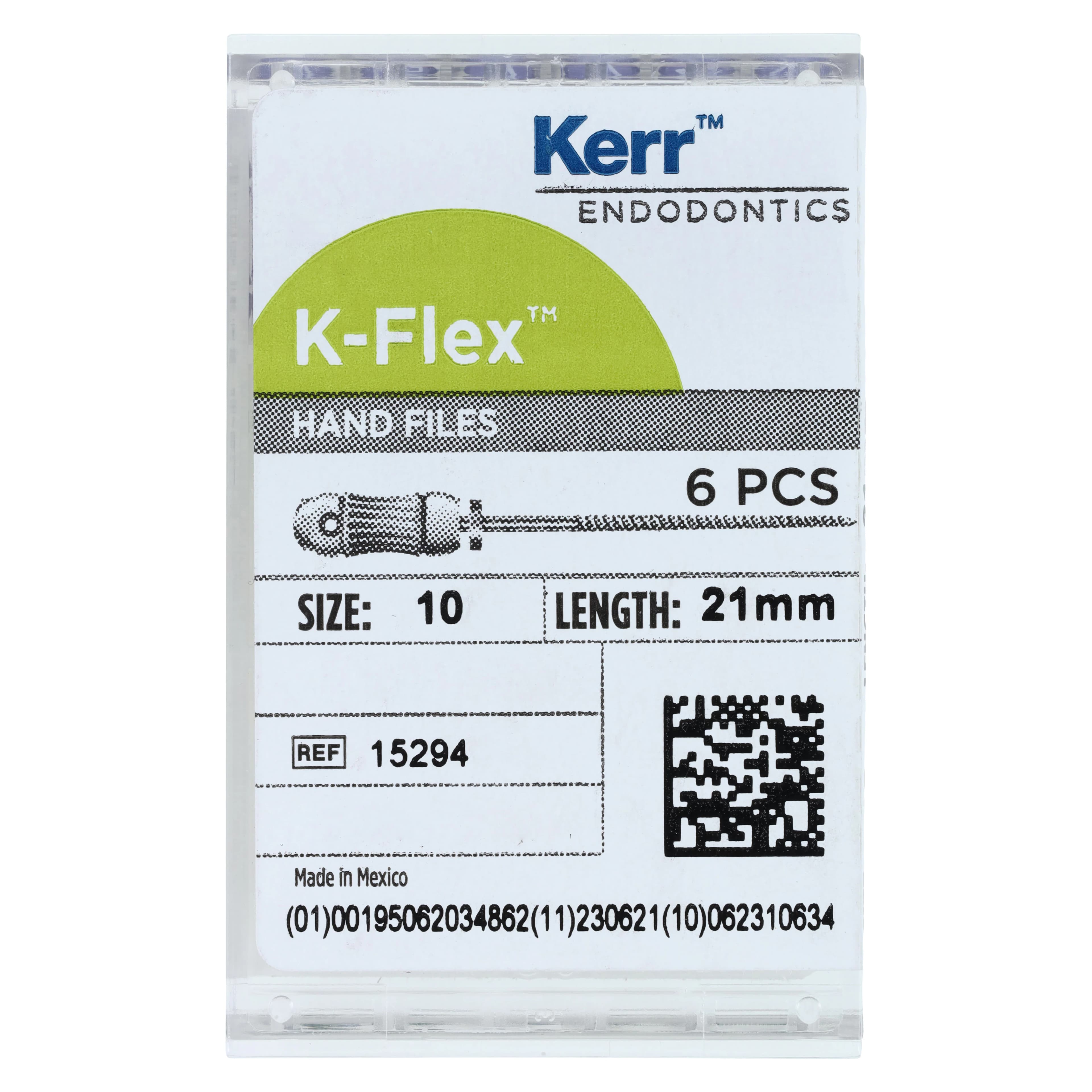 K-Flex Stainless Steel Hand Files, 21 mm, #10, Purple, 6/Pk, 15294 thumbnail 5
