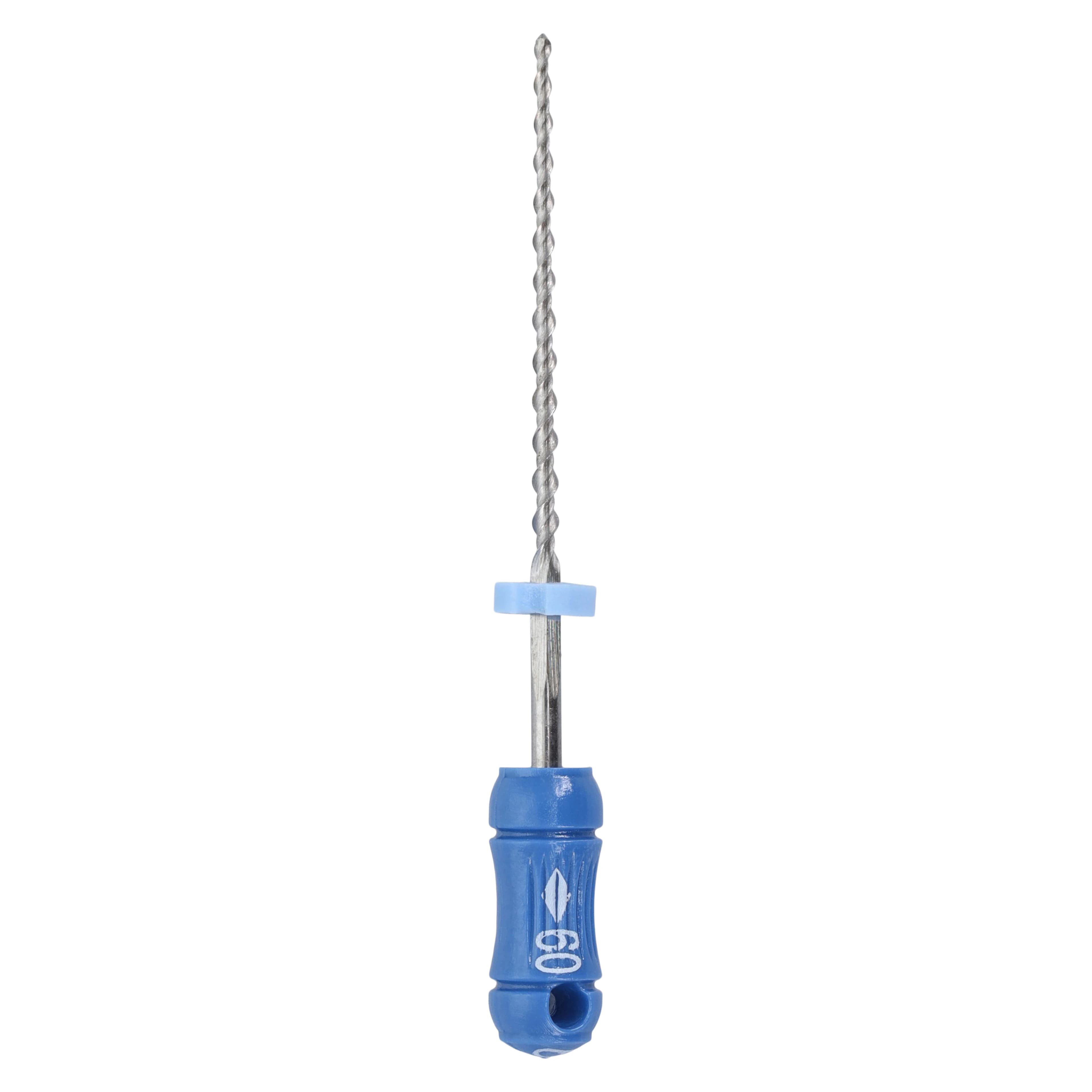 Kerr K-Flex Endodontic Files, #60, 25 mm, Blue, Stainless Steel, 6/Pack, 15166 - #60 Blue SybronEndo K-Flex Files 25mm Pack of 6 - Image 1