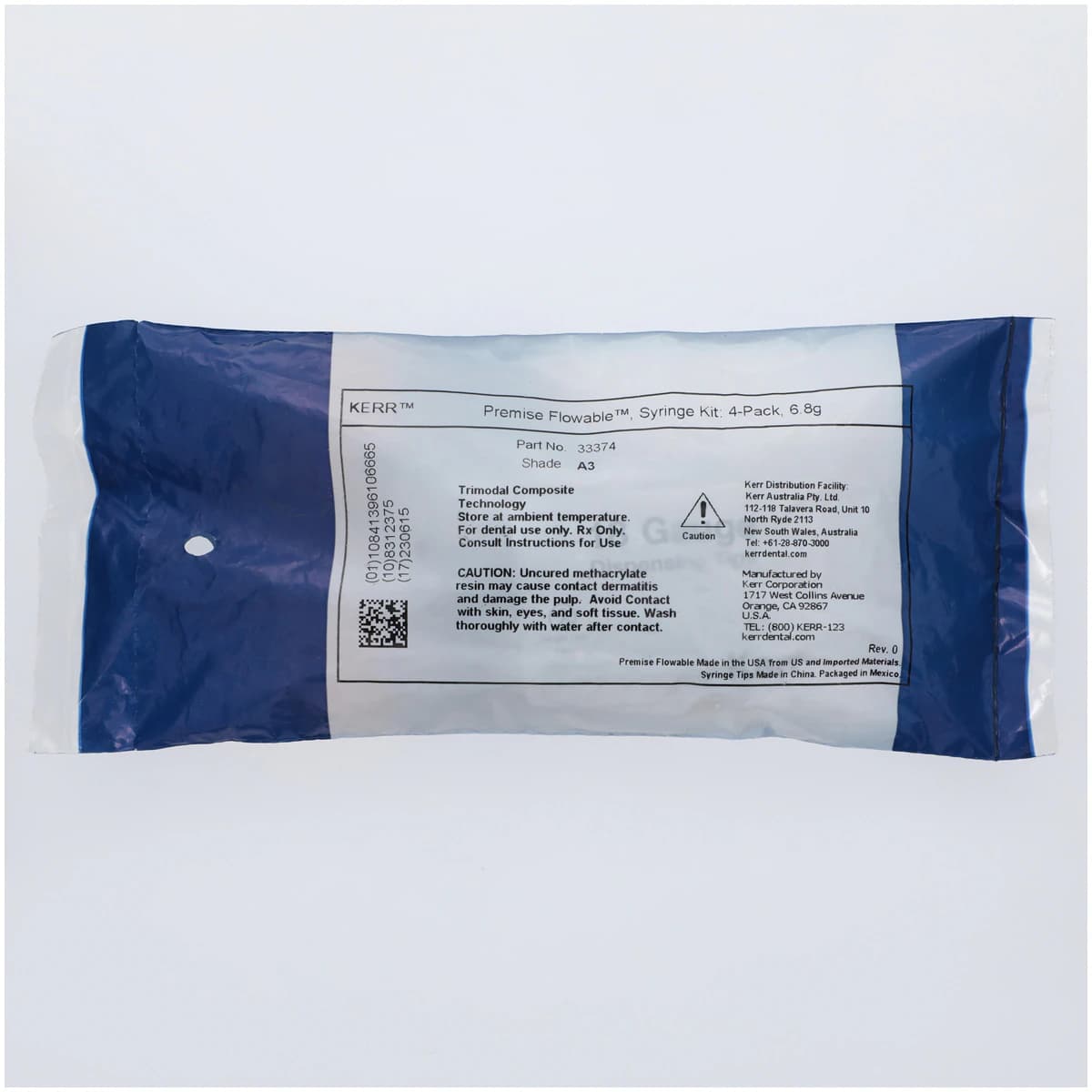 Premise Flowable Nanofilled Composite, Light-Cure, Syringe Refill, 1.7 g, Shade A3, 4/Pk, 33374 thumbnail 4