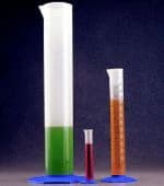 Nalgene Polypropylene Graduated Cylinder, 2000mL, Pour Spout, Clear, 4/Case - Cylinder Graduated PP 2000Ml - Image 1
