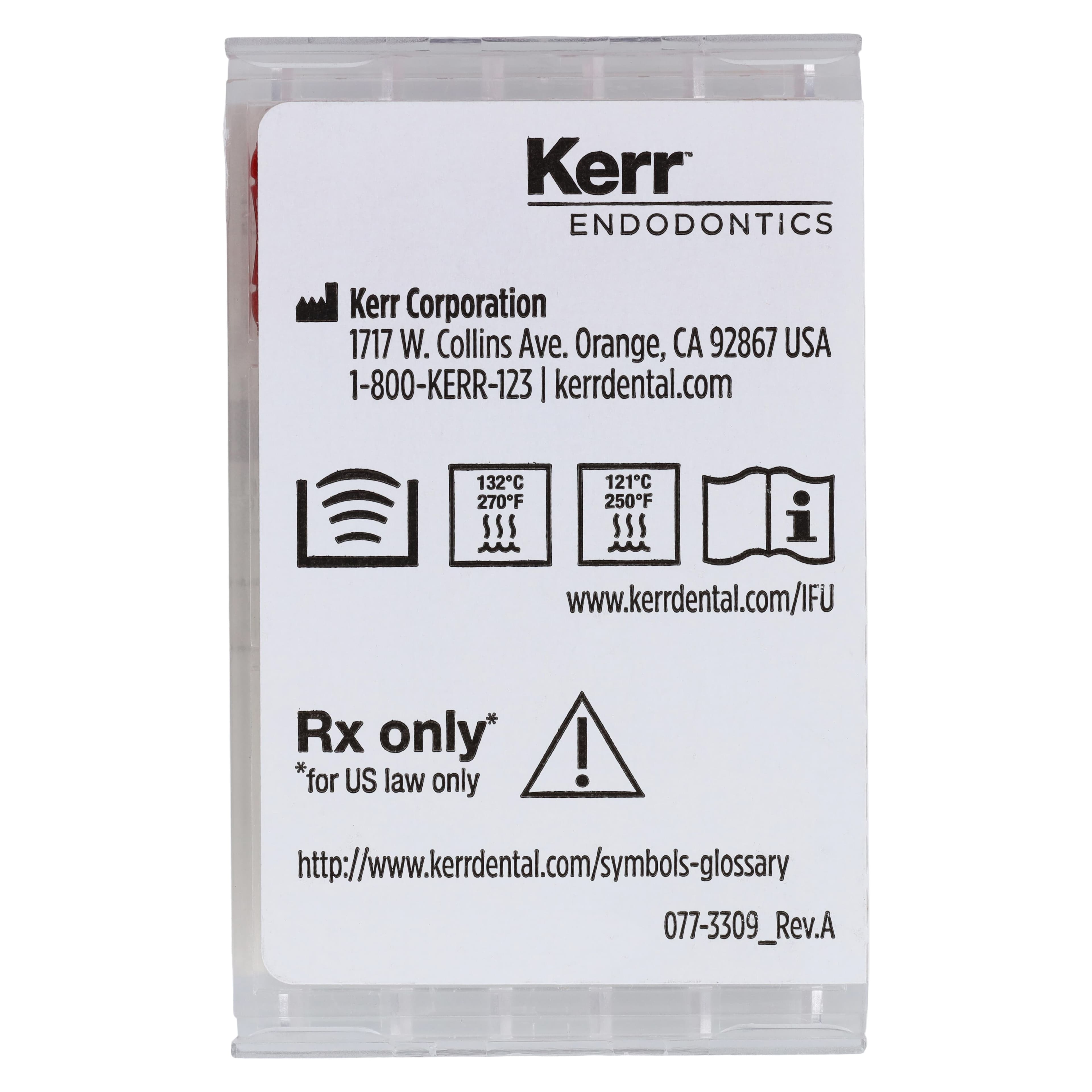 Kerr Endodontics Triple-Flex Stainless Steel Endodontic Files, Size #25, 25mm, Red, 6/Box, 25947 thumbnail 2