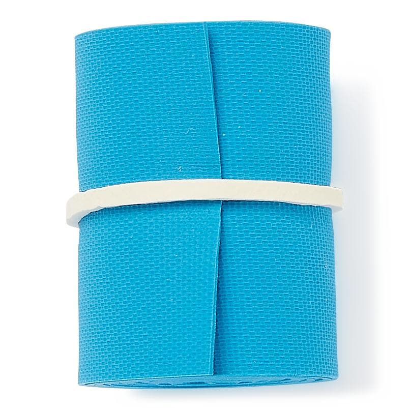 Medline Tourniquet, Latex-Free, 1" x 18", Rolled/Banded, Blue, Disposable, 100/Case - Tourniquet LF 1"X18" Rolled - Image 1