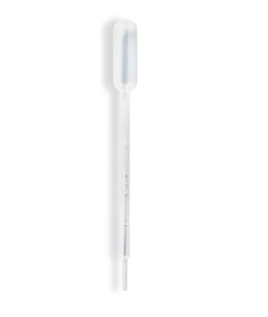 Copan Diagnostics Pipette, 3.5 mL, Graduated, Non-Sterile, 3000/Case - Pipet Blb Draw NS Grad - Image 1