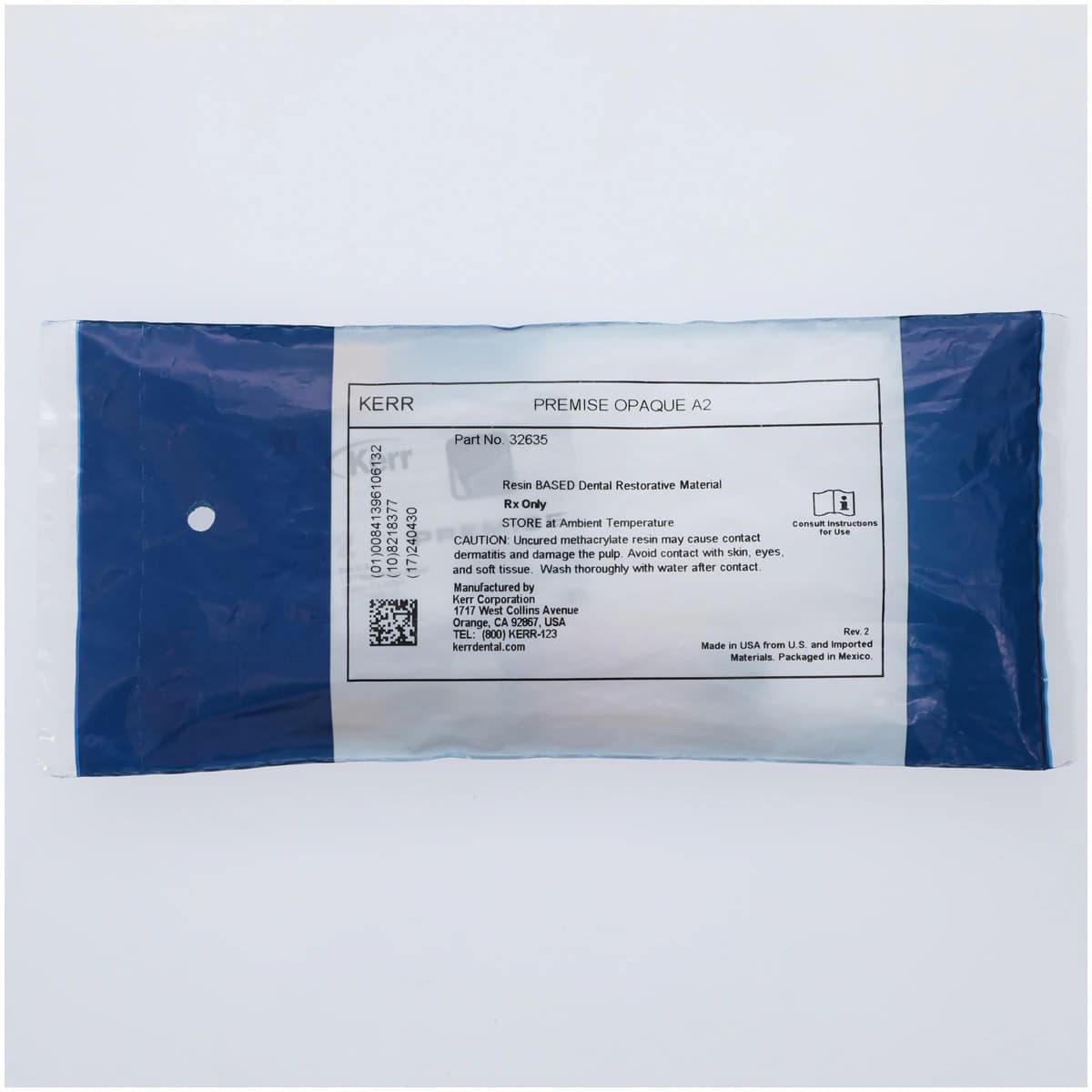 Kerr Premise Universal Nanofilled Composite Syringe Refill, Opaque Shade A2, 4 g, #32635 thumbnail 2