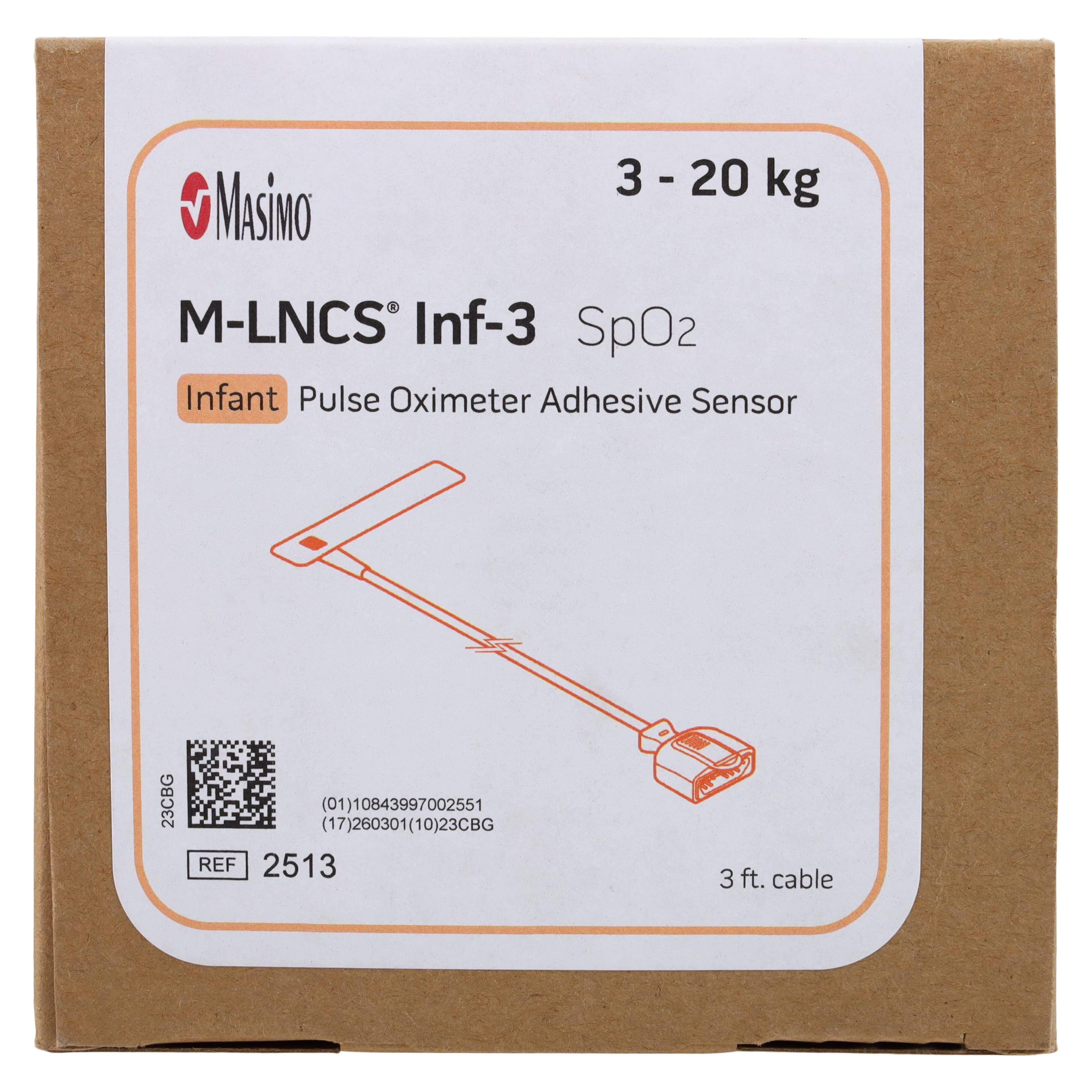 Masimo M-LNCS Inf-3 Infant SpO2 Pulse Oximeter Sensor, 20/Box thumbnail 4