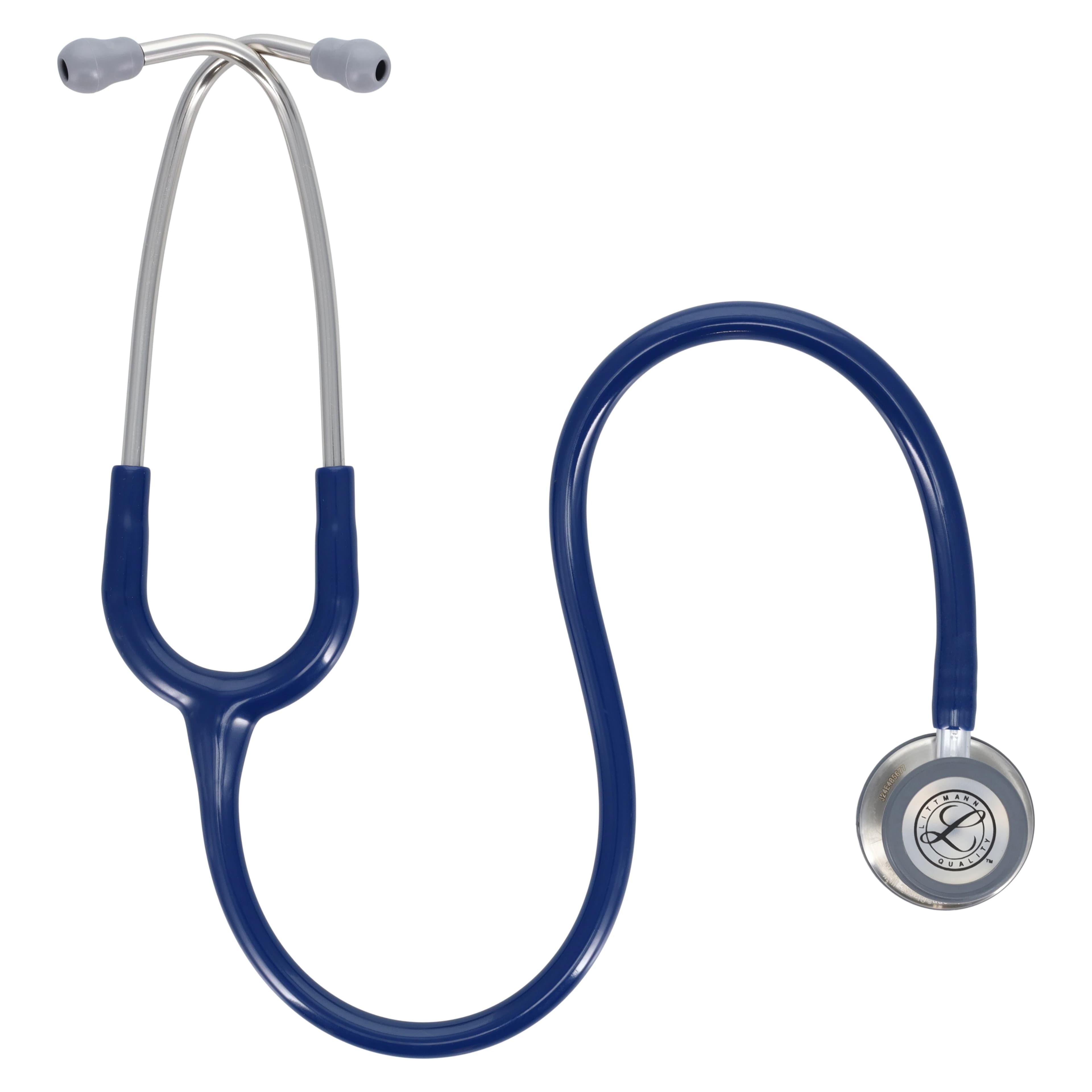 3M Littmann Classic III Stethoscope, Adult/Pediatric, Navy, Single Lumen Tubing, 27" - Stethoscope Littmann 27" - Image 1