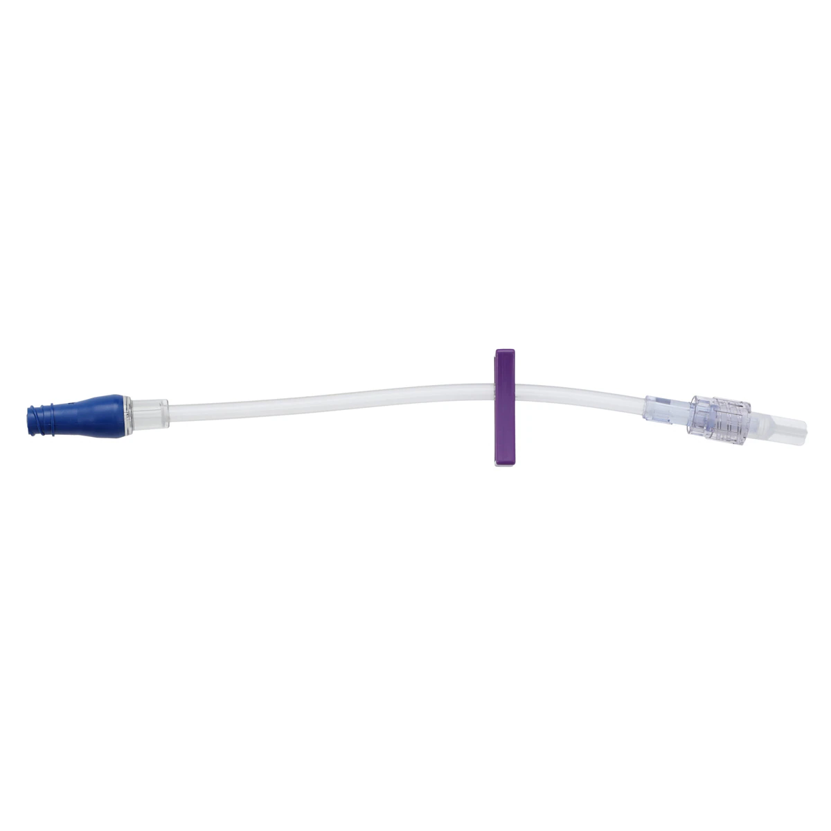 ICU Medical Clave Extension Set with Clamp, 7" Rotating Adapter, MicroClave High Pressure, 50/Case - Clave Extension Set Clamp - Image 1