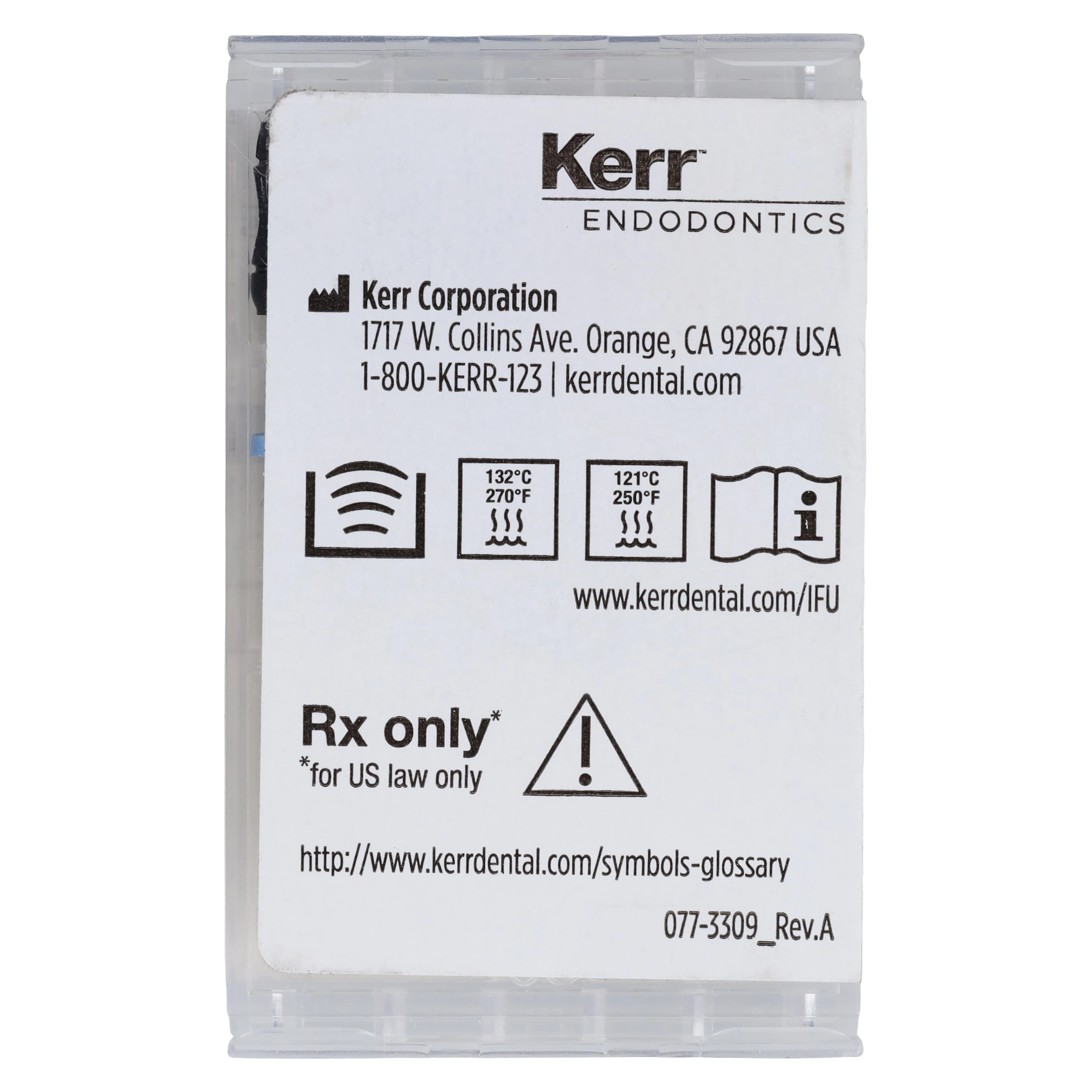 Kerr K-Files, Stainless Steel, 25mm, #45-80 Assorted, 6/Box, 821-8125 thumbnail 2