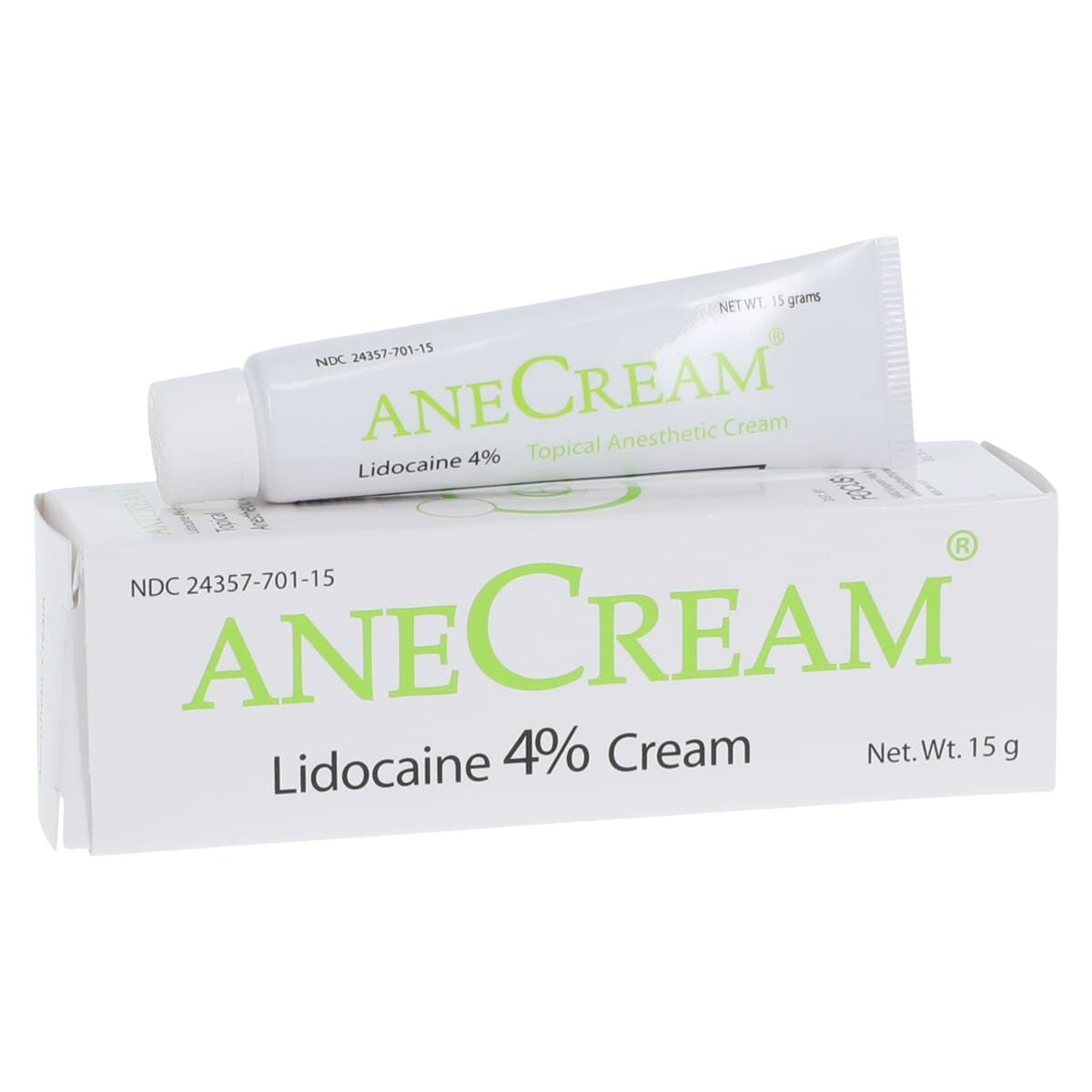 Anecream Lidocaine Cream 4%, 15g Tube thumbnail 2