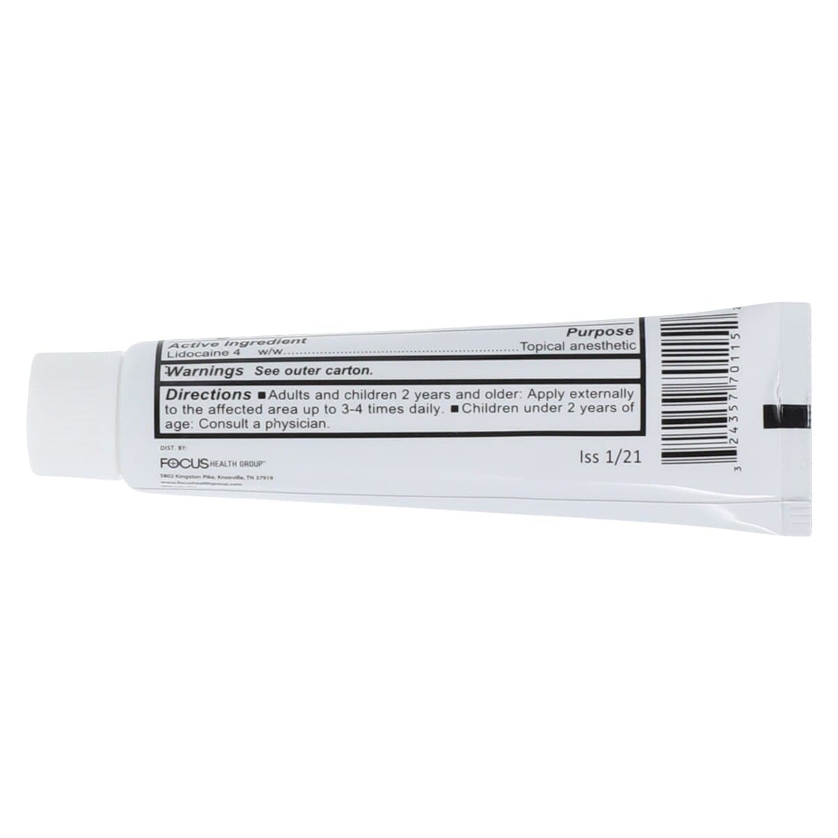 Anecream Lidocaine Cream 4%, 15g Tube thumbnail 4