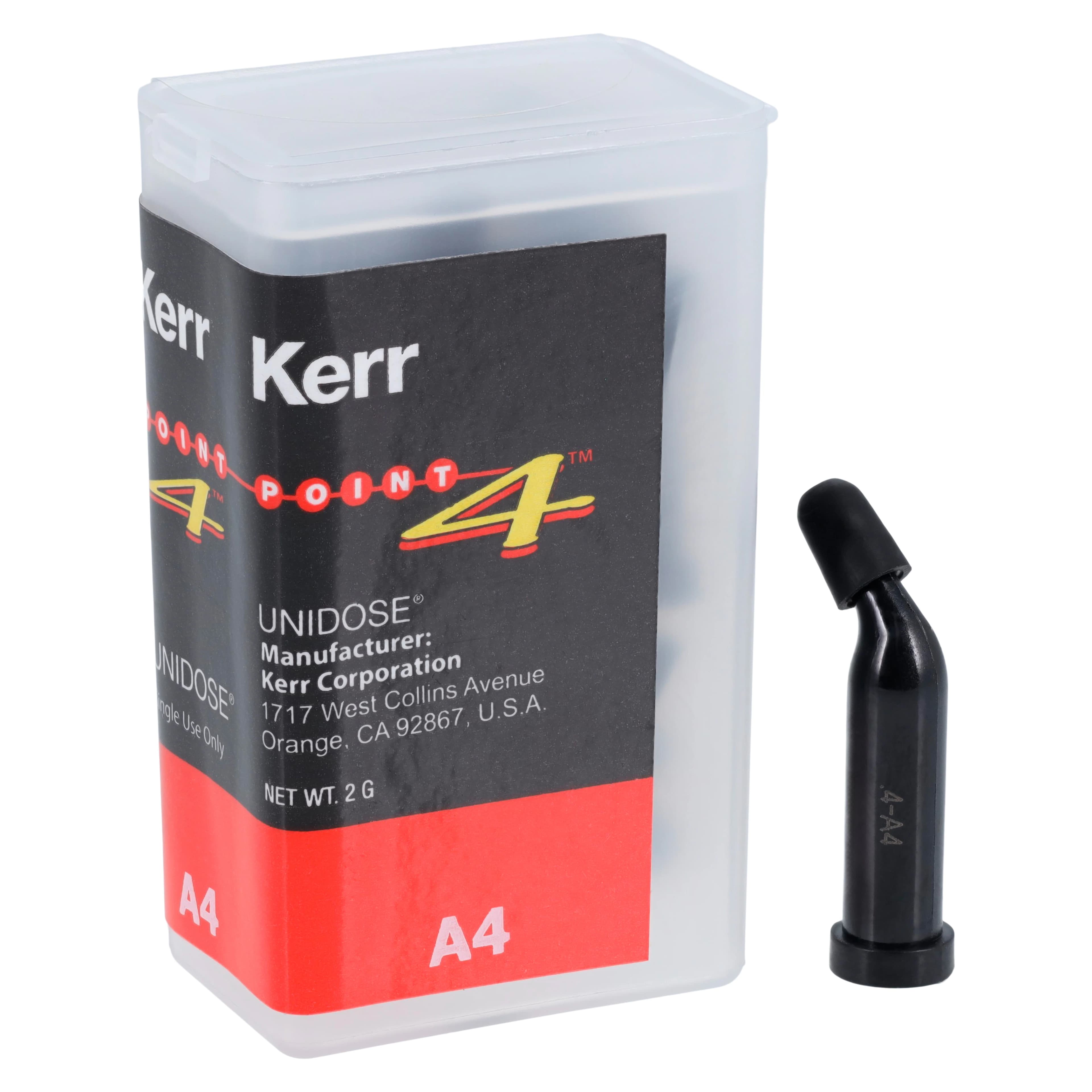 Kerr Point 4 Optimized Particle Composite Unidose Refill, A4 Body, 0.2 g, 20/Pk, 29902 - Point 4 A4 0.2g Unidose Refill Pack of 20 - Image 1