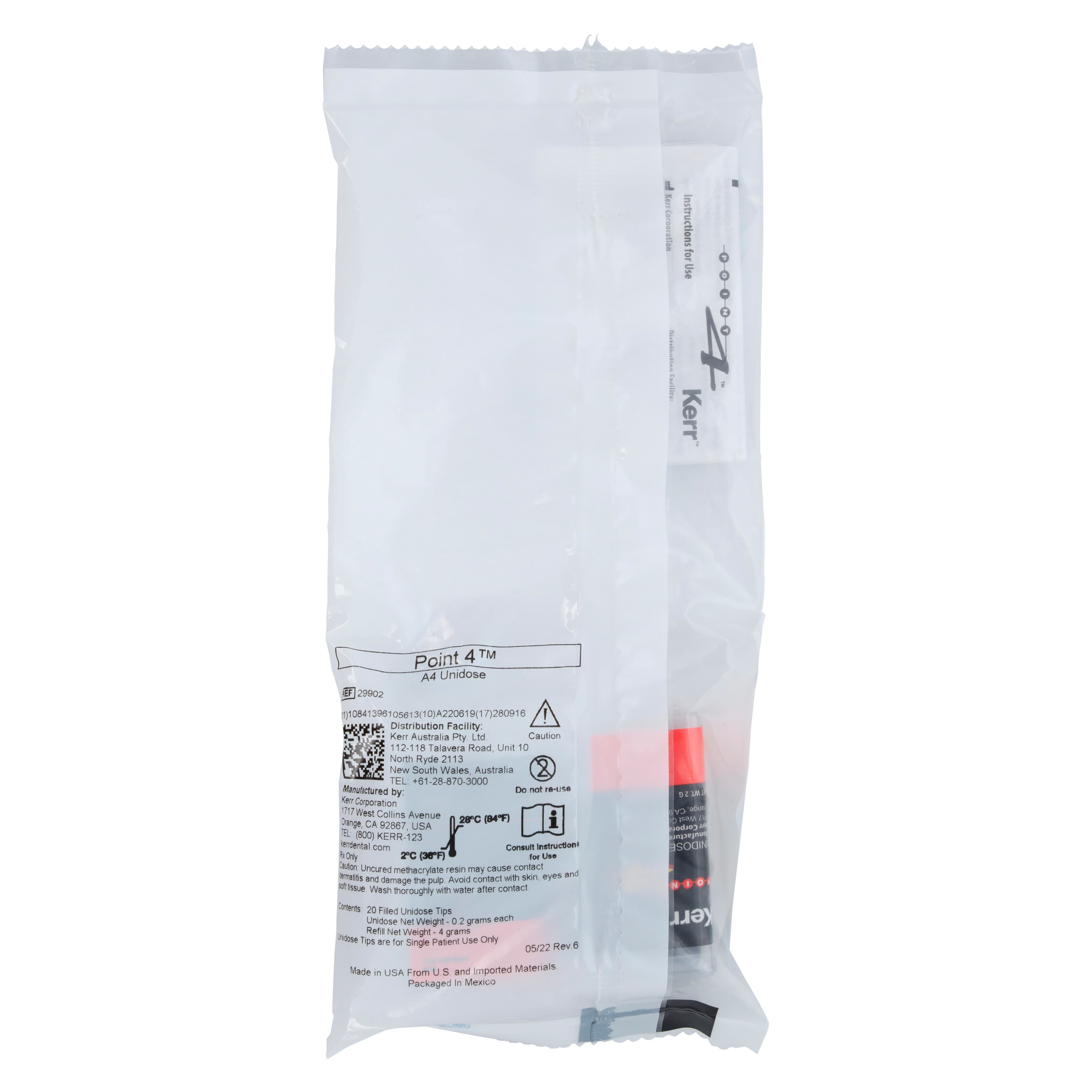 Kerr Point 4 Optimized Particle Composite Unidose Refill, A4 Body, 0.2 g, 20/Pk, 29902 thumbnail 6