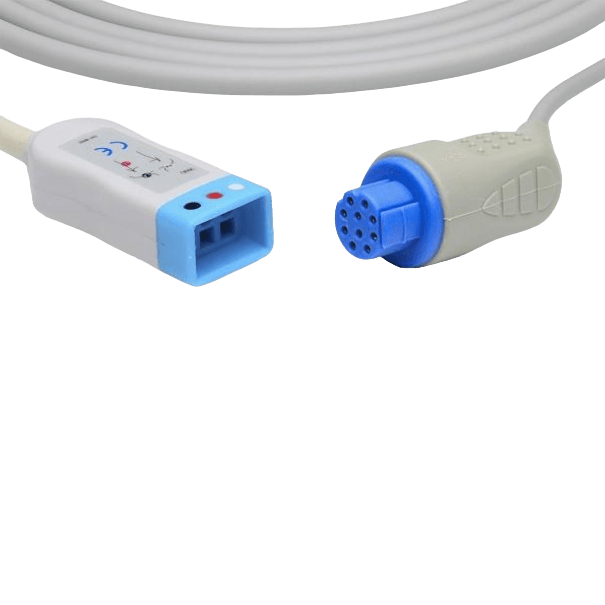 Datex-Ohmeda ECG 3-Lead Trunk Cable for Cardio 5, Refurbished - Cable ECG 3 Ld Trnk f/Cardio 5 - Image 1