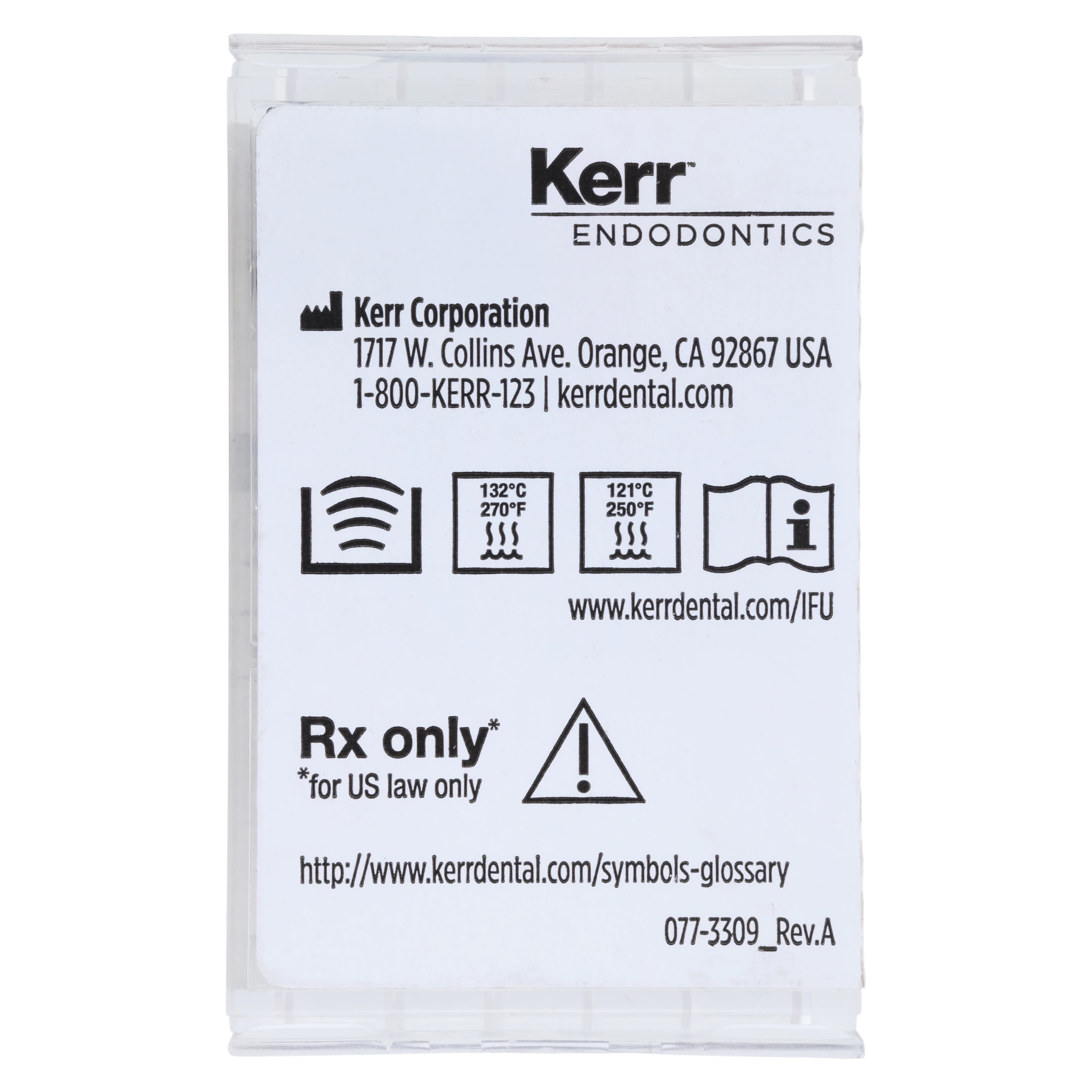Kerr K-Flex Endodontic Files, Stainless Steel, 25mm, Assorted Sizes #15-40, 6/Pack, 821-4025 thumbnail 2