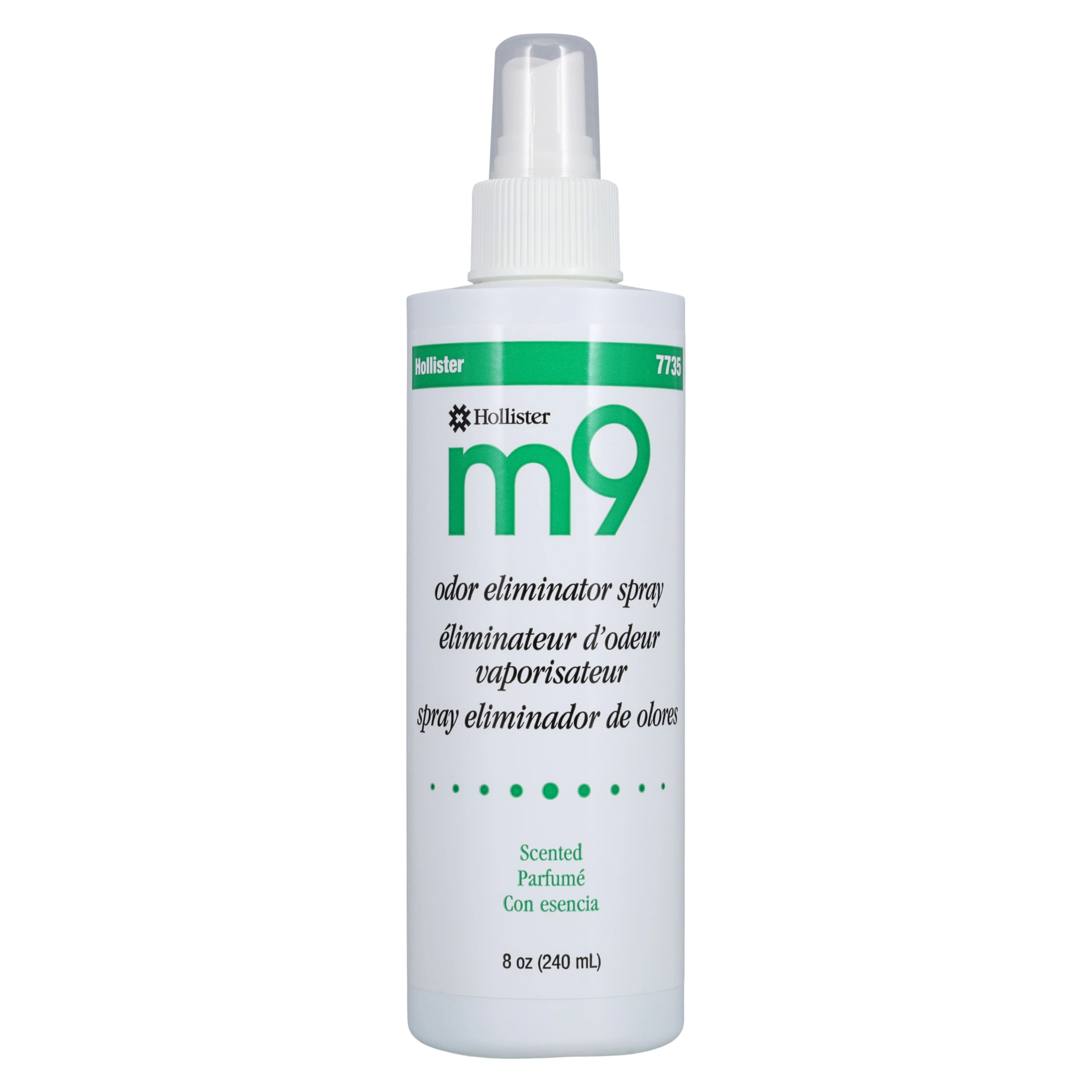Hollister M9 Odor Eliminator Spray, Green Apple Scented - Spray Deodorizer Scented m9 - Image 1