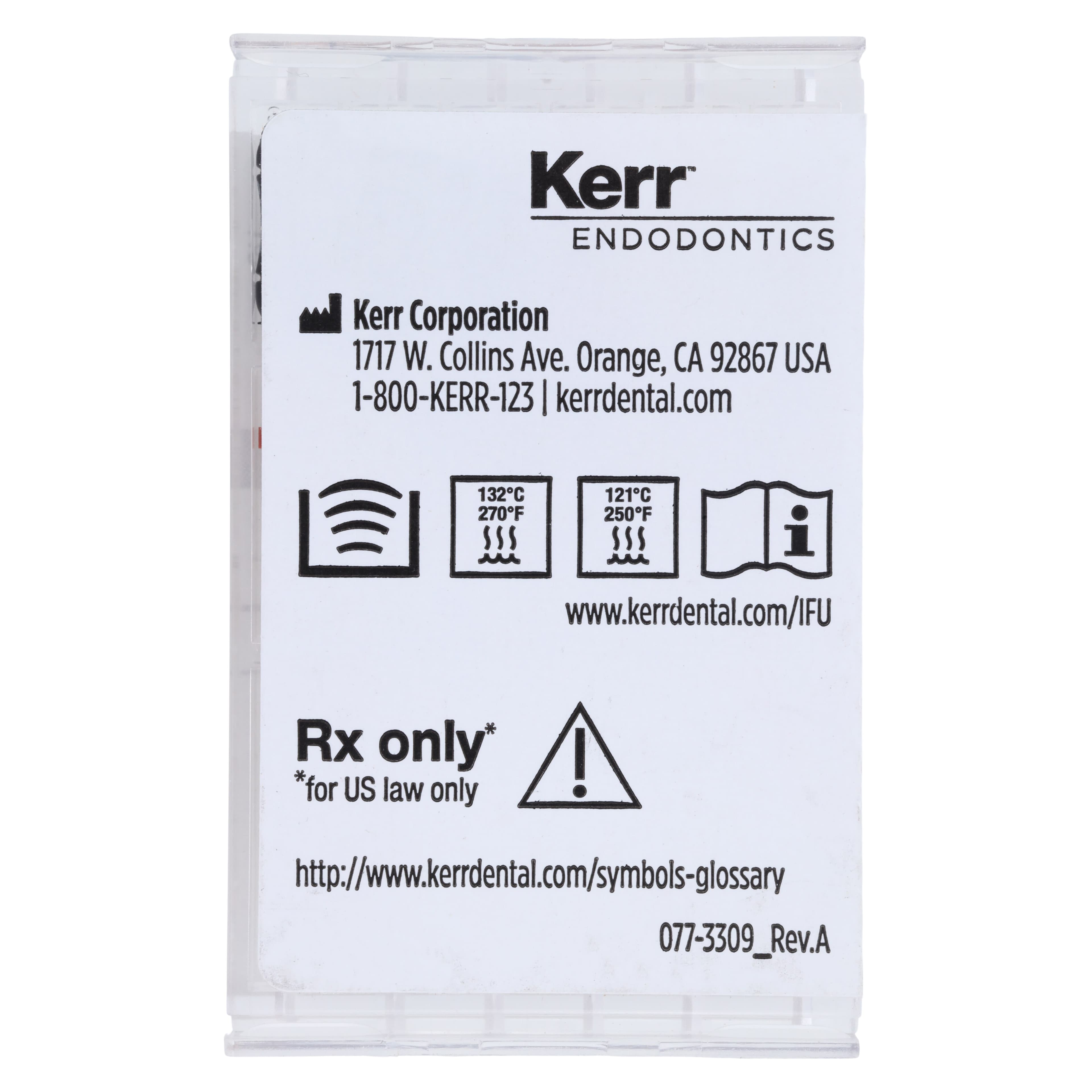 Kerr K-Files, Stainless Steel, 30mm, #15-40 Assorted, 6/Box, 821-8030 thumbnail 2