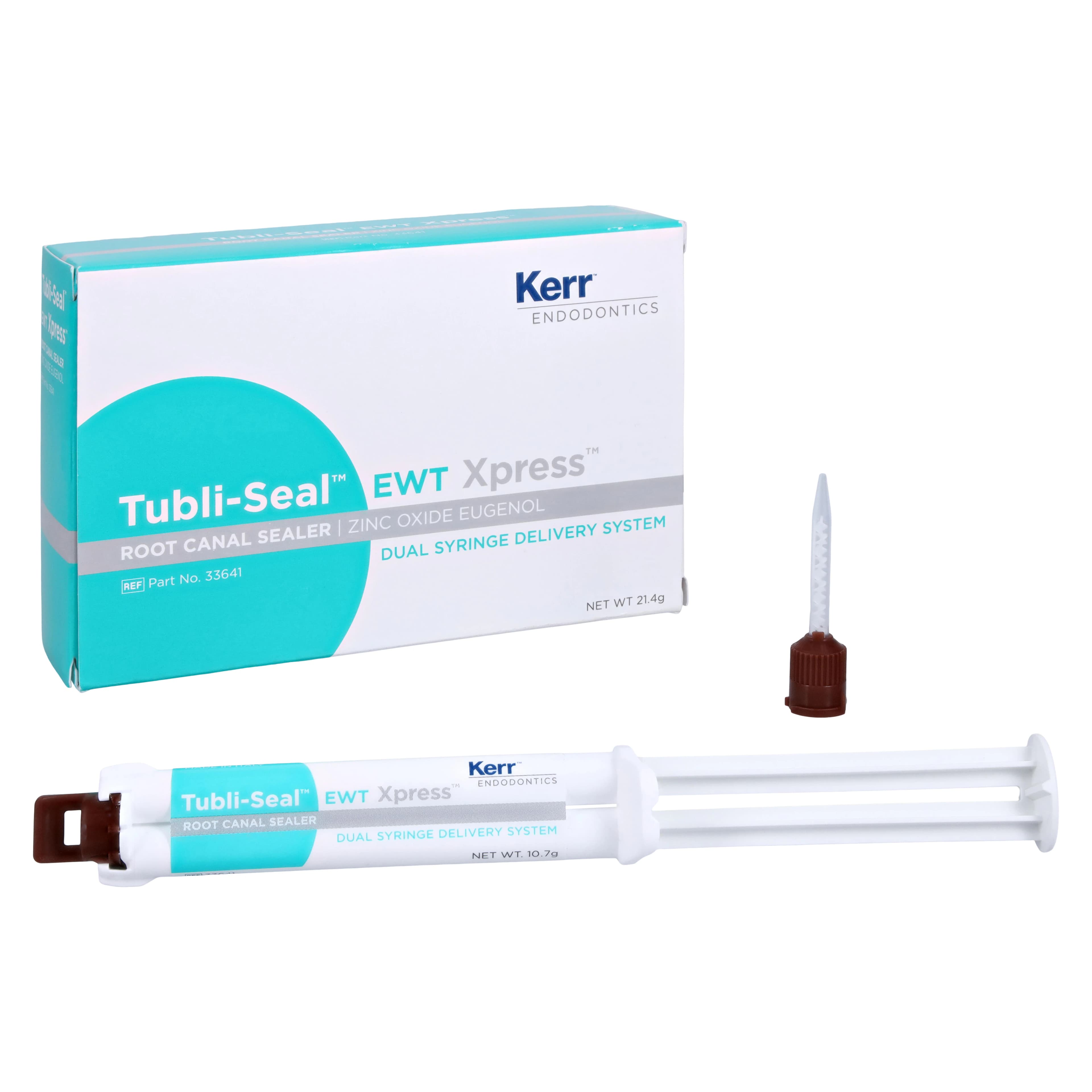 Tubli-Seal EWT Xpress Root Canal Sealer, Automix Syringes, 10.8 g, 2/Pk, 33641 - Tubli-Seal EWT Xpress Root Canal Sealer, Automix Syringes, 10.8 g, 2/Pk, 33641 - Image 1