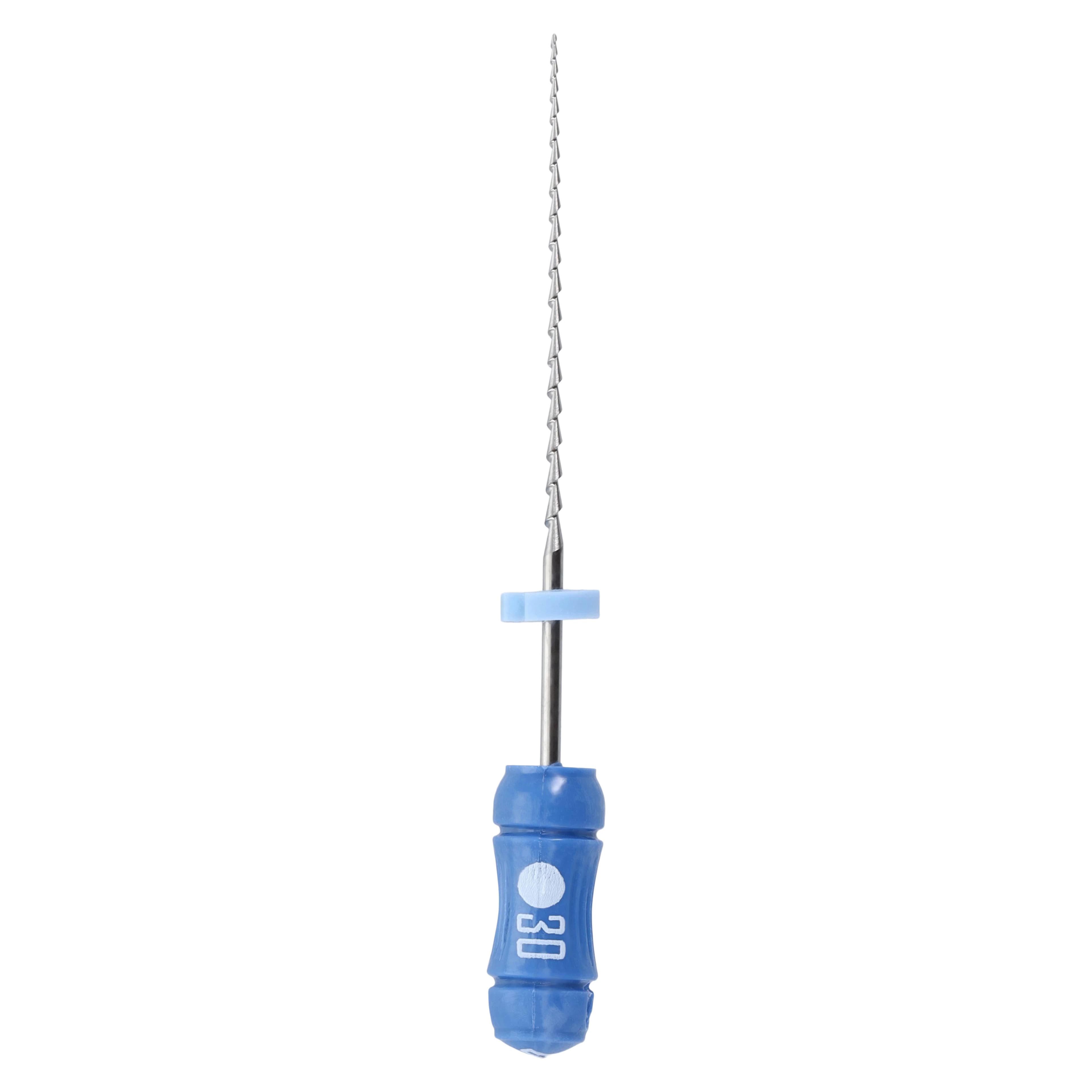 Sybron Endo Hedstrom Files, Stainless Steel, 25 mm, #30, Blue, 6/Pk, 11347 - Sybron Endo, Hedstrom Files, Stainless Steel, 25 mm, # 30, Blue, 6/Pk, 11347 - Image 1