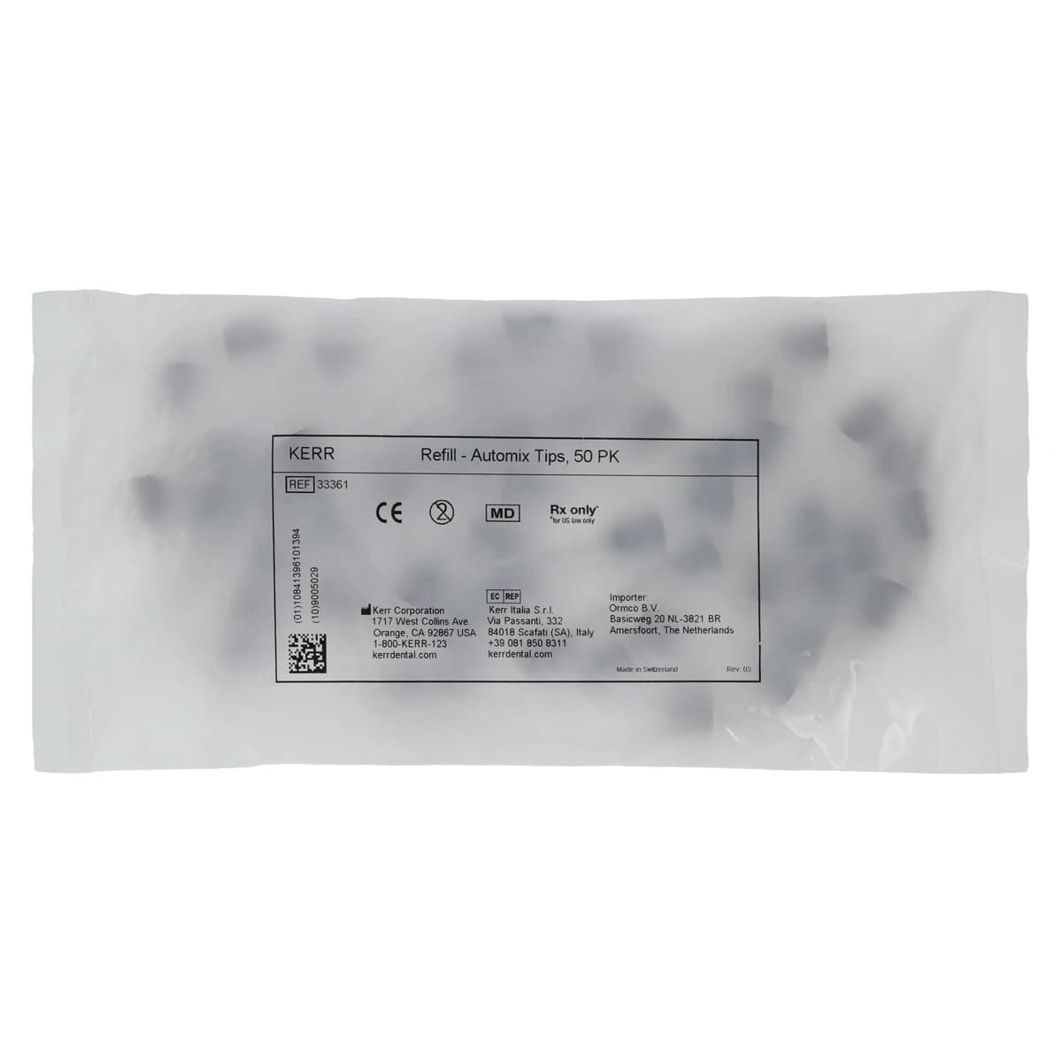Kerr Temp-Bond Automix Mixing Tips, Regular (Brown Hub, White Mixer), 50/Pkg, 33361 thumbnail 2