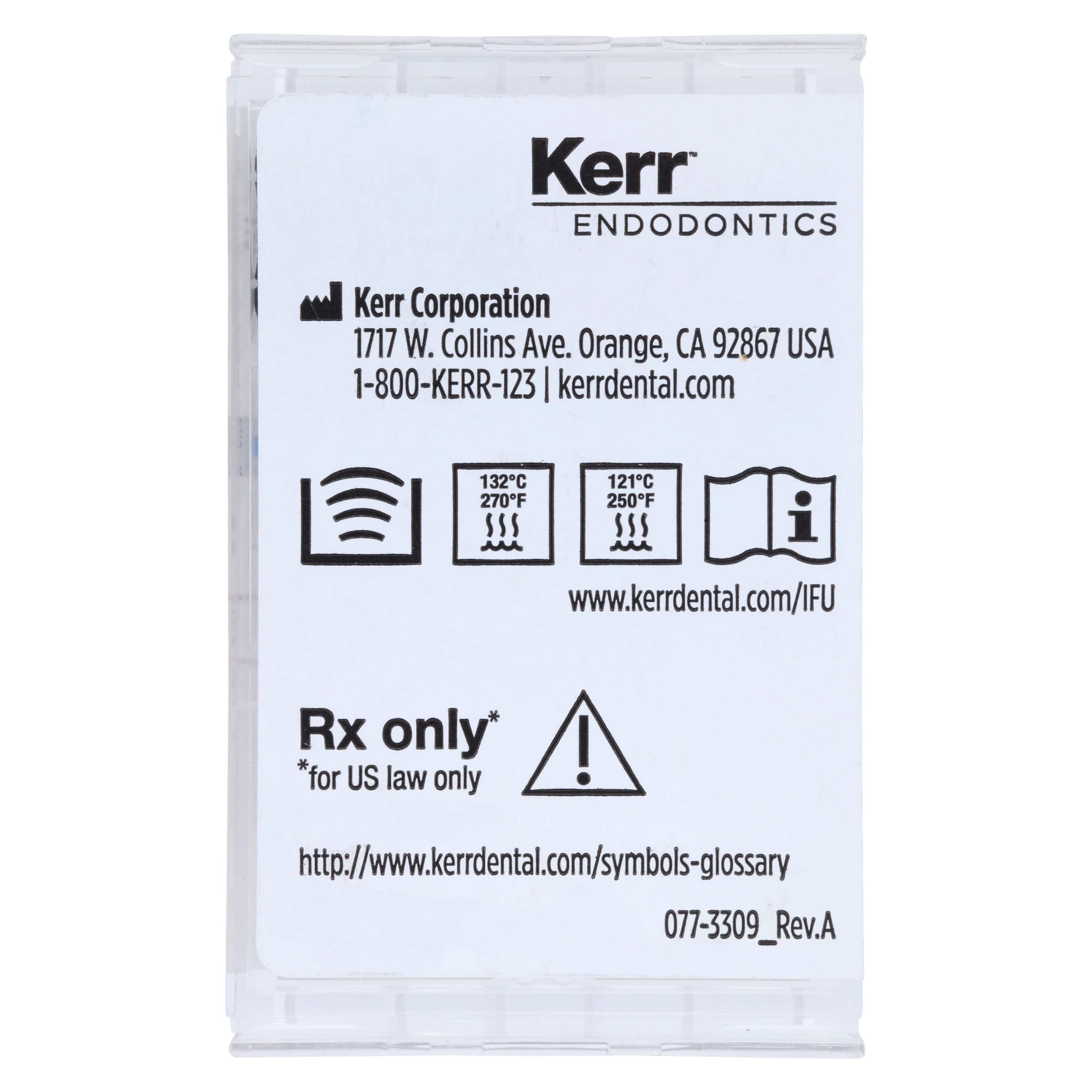 Kerr K-Files, Stainless Steel, 25mm, #15-40 Assorted, 6/Box, 821-8025 thumbnail 2
