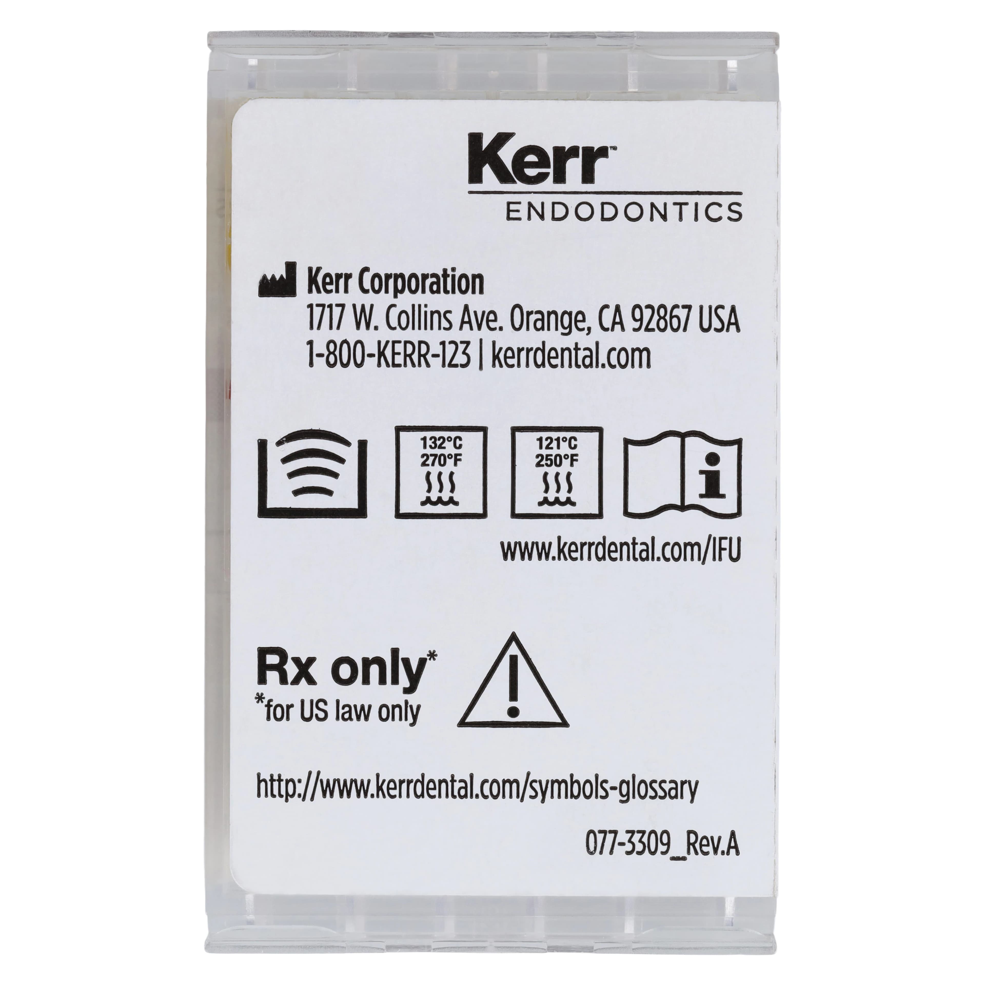 Kerr K-Files #50, 30mm, Stainless Steel, Yellow, 6/Pack, 06161 thumbnail 2