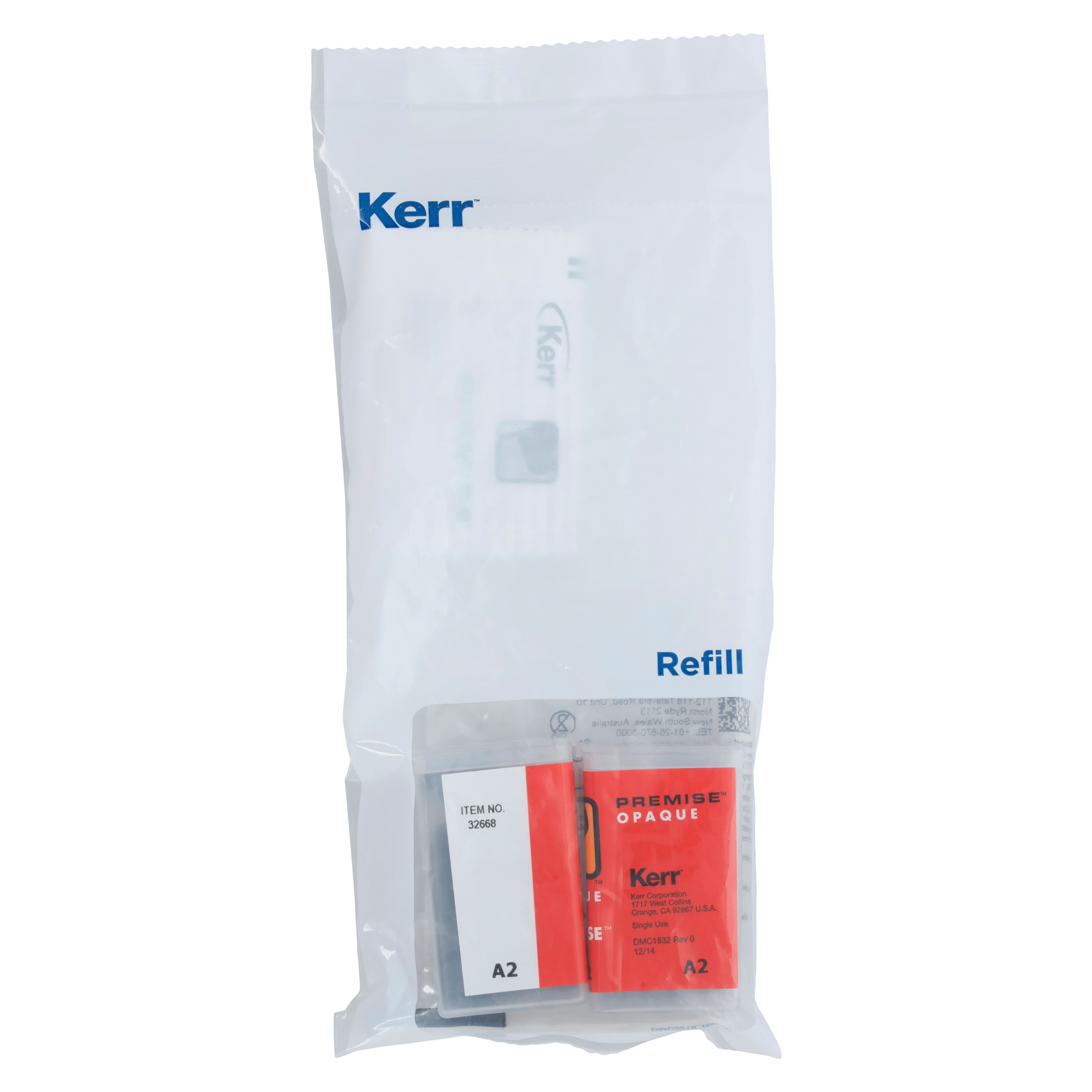 Kerr Premise Universal Nanofilled Restorative Composite, Opaque A2, 0.2 g Unidose Refill, 20/Pkg, #32668 thumbnail 5